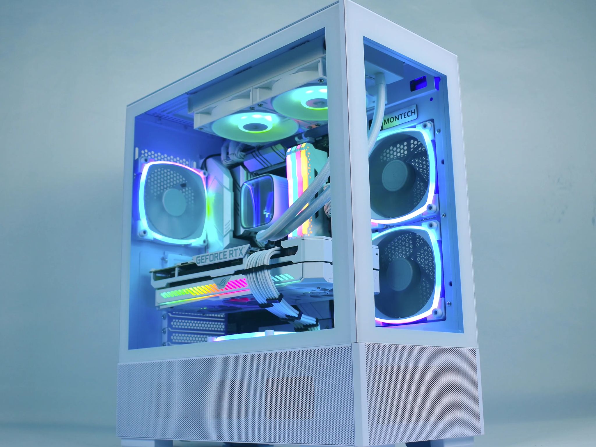 ❄️WHITE-OUT❄️ Custom Gaming/Streaming PC | NVIDIA RTX 3070, Ryzen 5600X, 32GB RAM, WiFi, 1TB NVME |