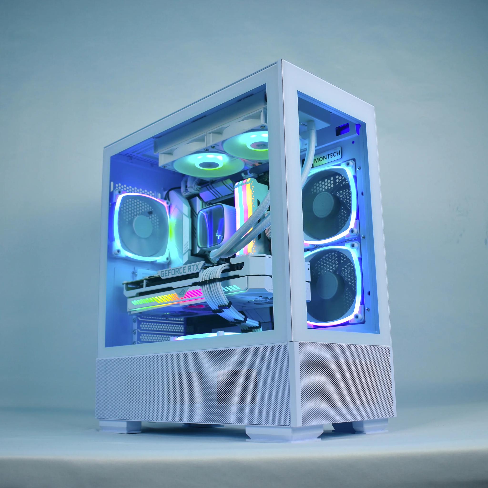 ❄️WHITE-OUT❄️ Custom Gaming/Streaming PC | NVIDIA RTX 3070, Ryzen 5600X, 32GB RAM, WiFi, 1TB NVME |