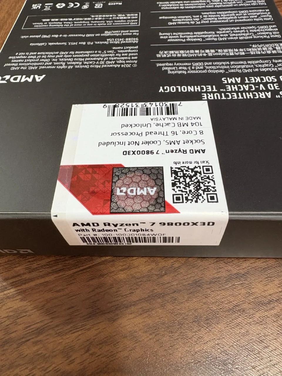 AMD 9800X3D