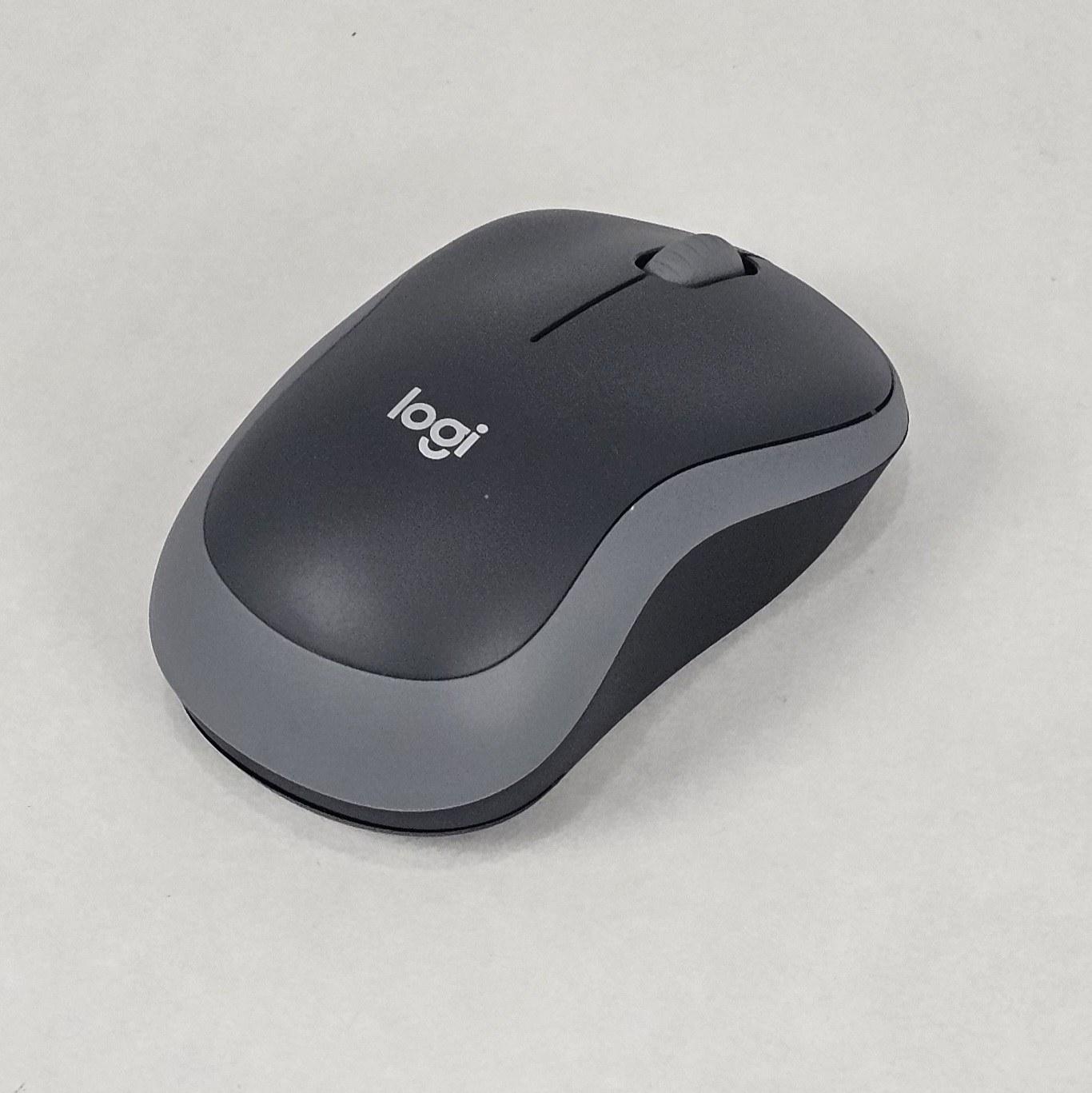 Logitech M185 Wireless Mouse - Grey/Black