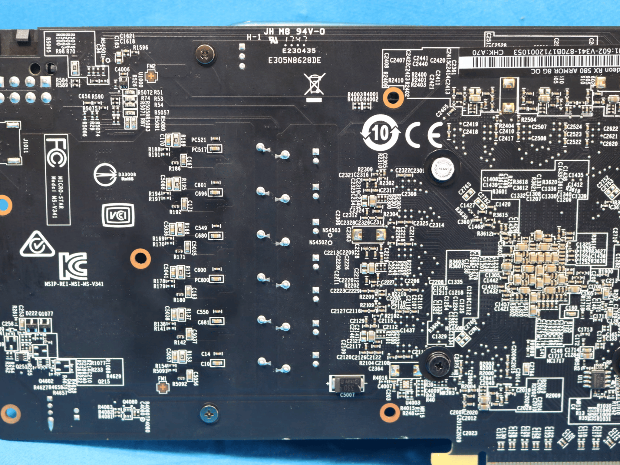 MSI AMD Radeon RX 580 ARMOR 8G OC GDDR5 PCIe 3.0 x16 Desktop GPU