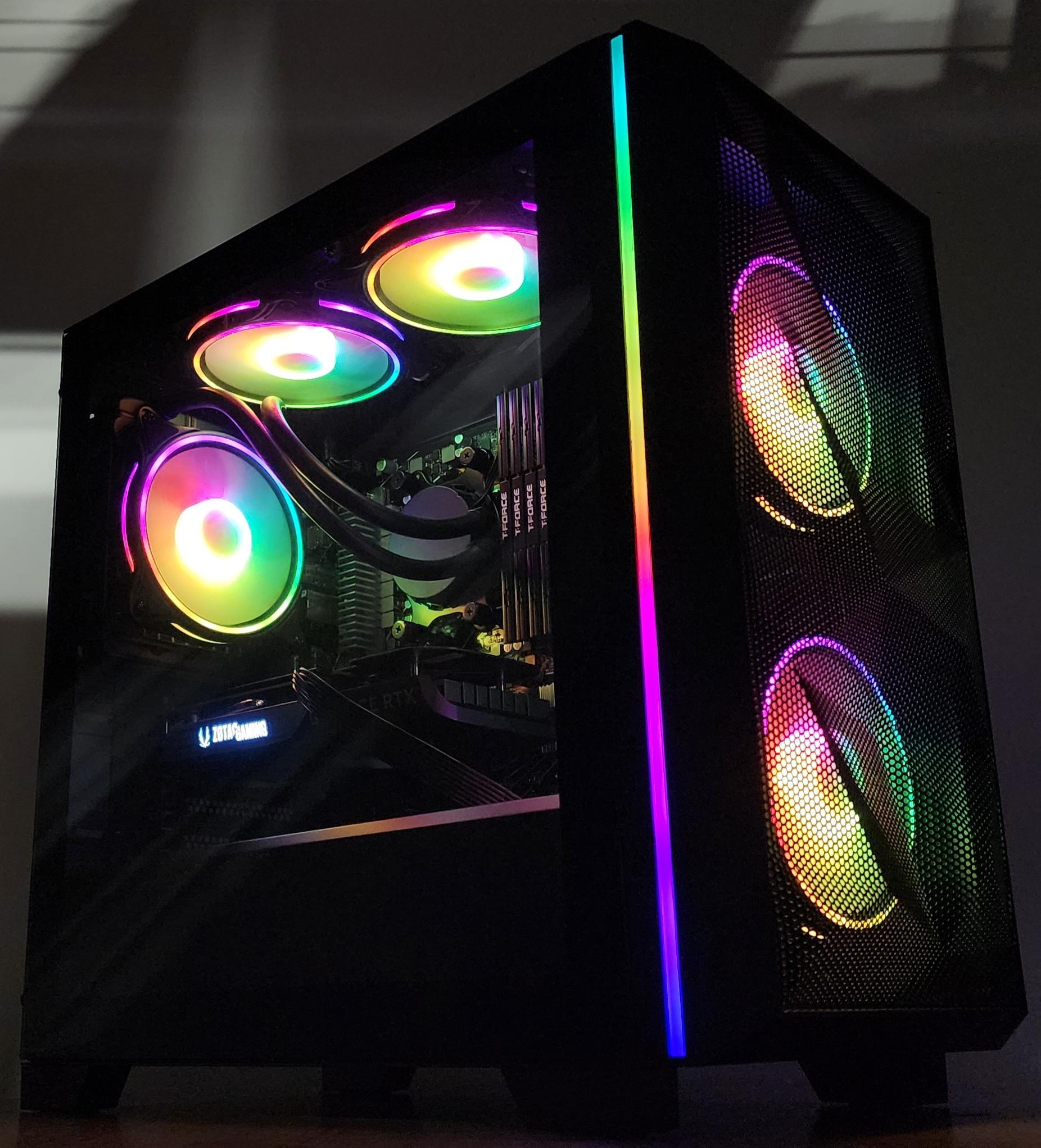 Gaming PC Ryzen 5 8400F 32GB RAM 1TB SSD RTX 4060 8GB Windows 11 Computer