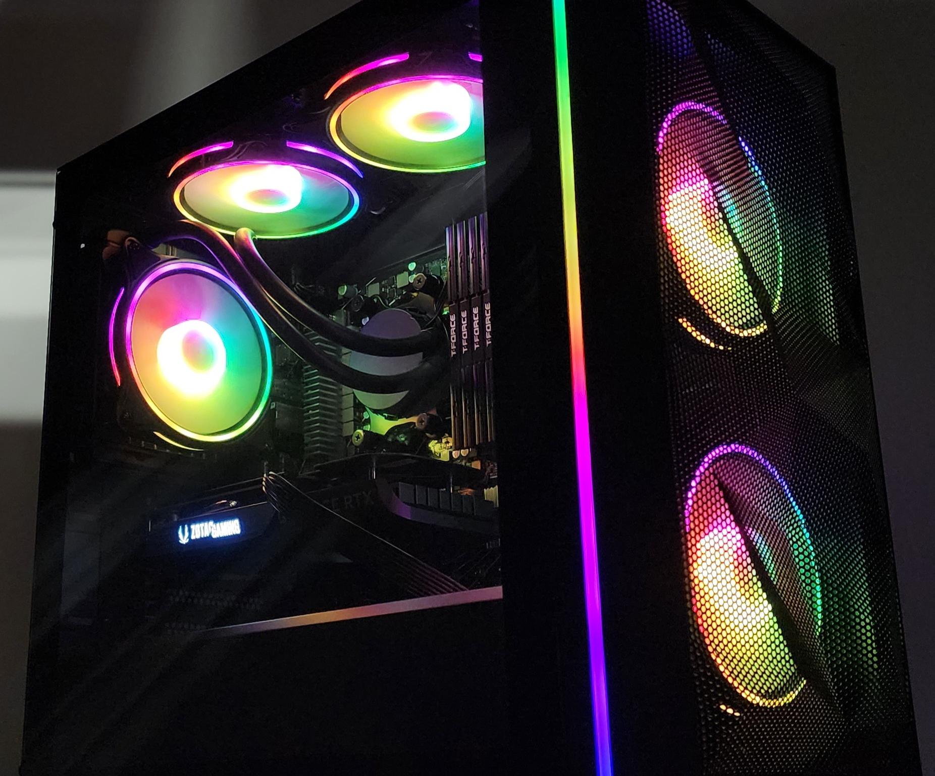 Gaming PC Ryzen 5 8400F 32GB RAM 1TB SSD RTX 4060 8GB Windows 11 Computer