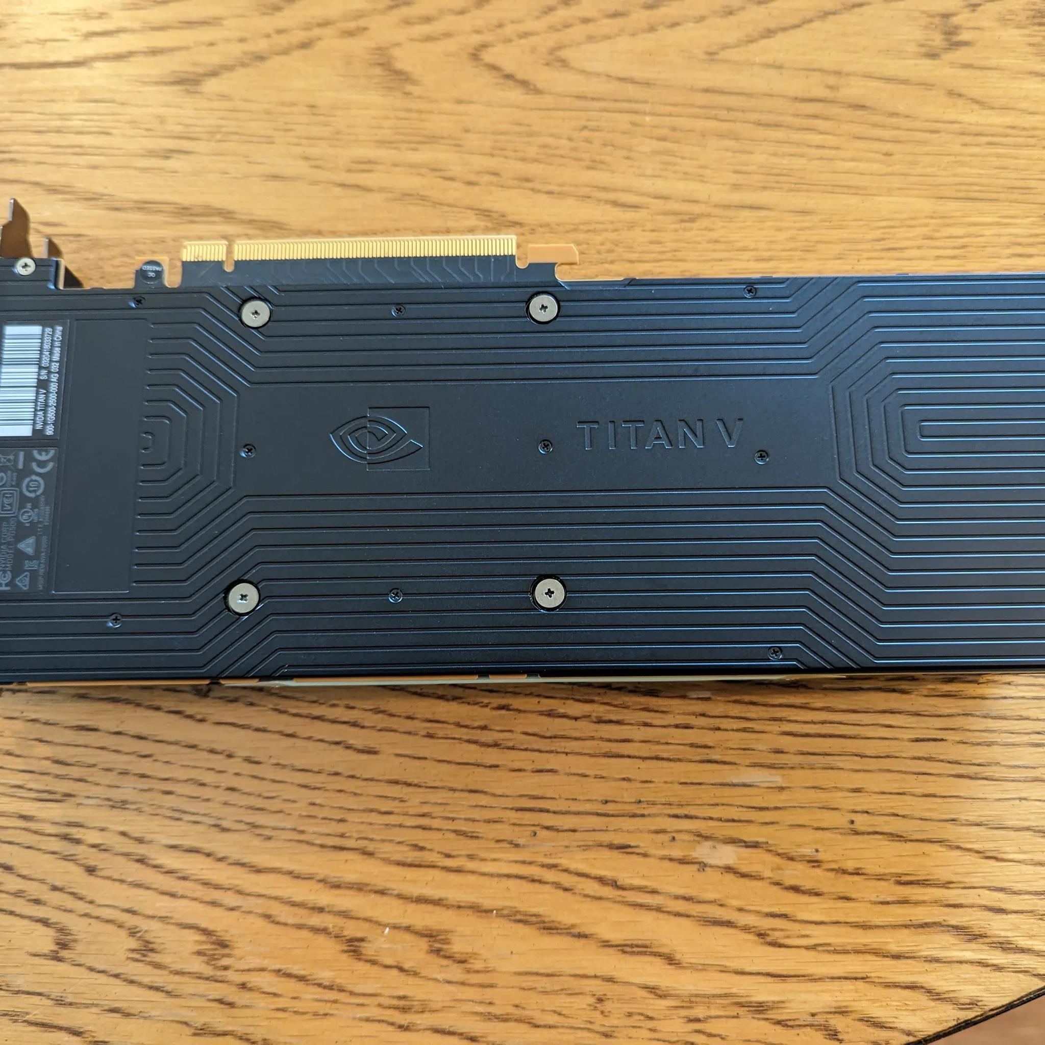 NVIDIA TITAN V Volta 12GB HBM2 GPU Video/Graphics Card