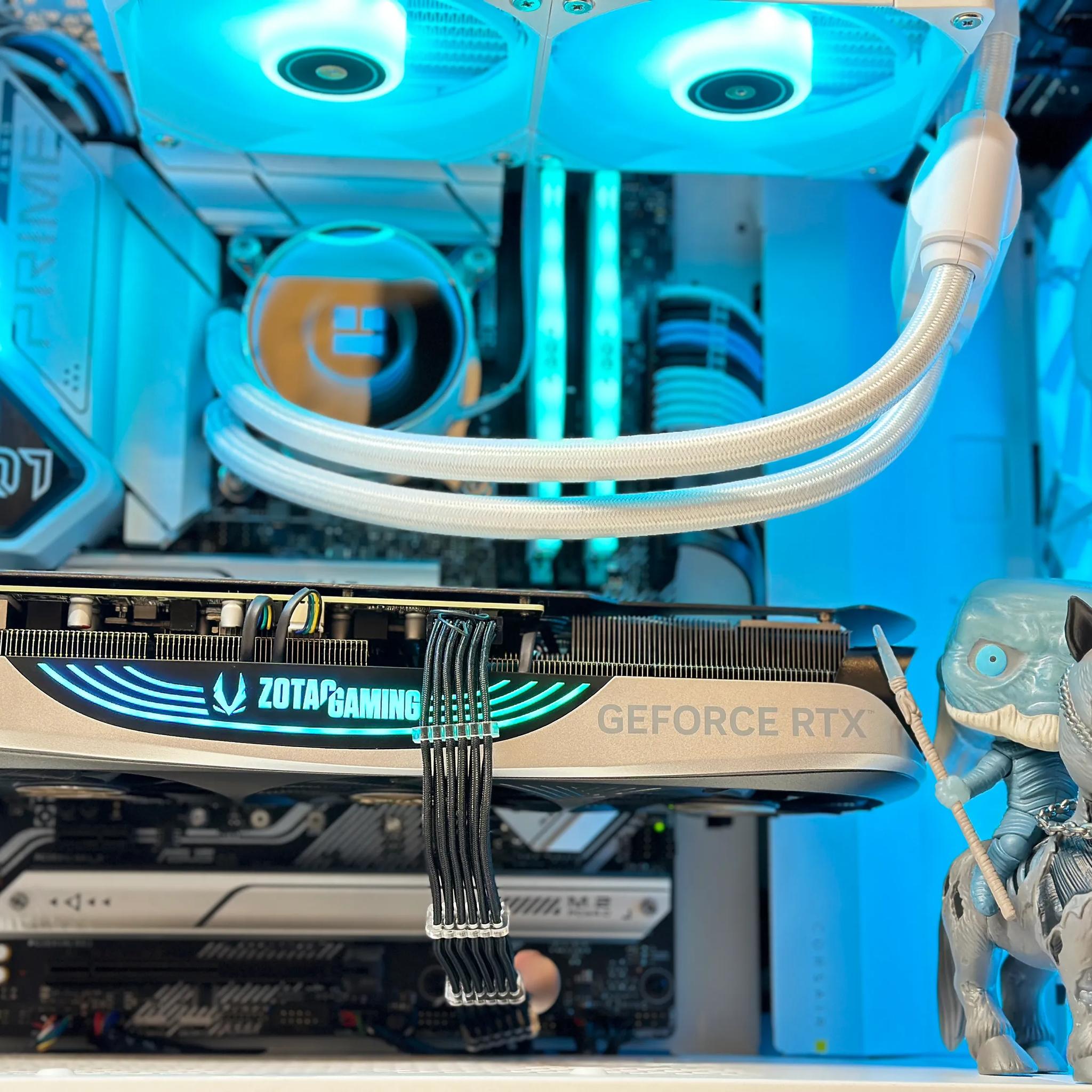 🧊🐎White Walker🐎🧊Nvidia RTX 4070 Ti❄️Intel i7 12700KF 12Cores❄️32GB DDR5 6000MHz❄️2TB SSD NVME