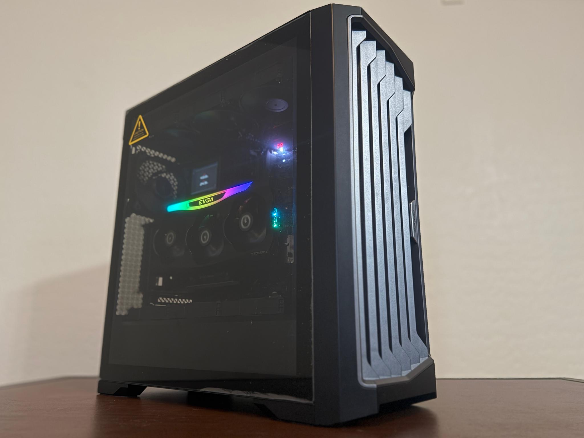 The Dark Sentinel – RTX 3090 Ti | 9950X | 64GB RAM | 4TB NVMe | 1000W Gold | AI & Creator Fortress