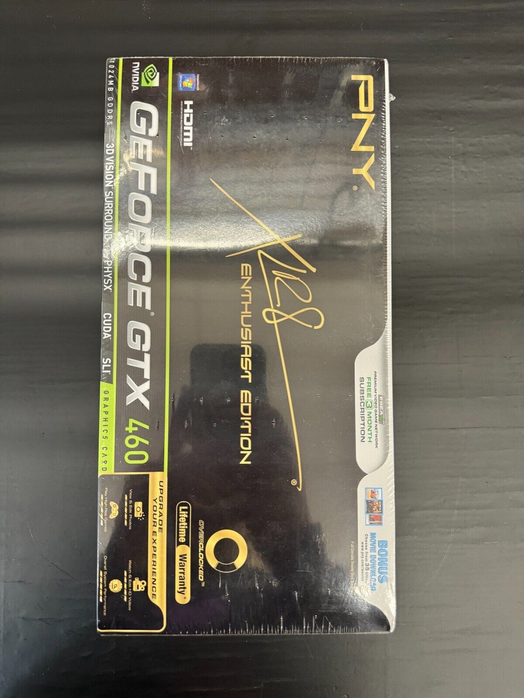 NEW PNY GeForce GTX 460 XLR8 Enthusiast Edition 1GB GDDR5 PCIE Graphics ...
