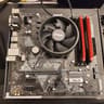 Asus Prime B450M-A with AMD Ryzen 3 2200 G and 8gb of Viper 3000MHz DDR4 Ram