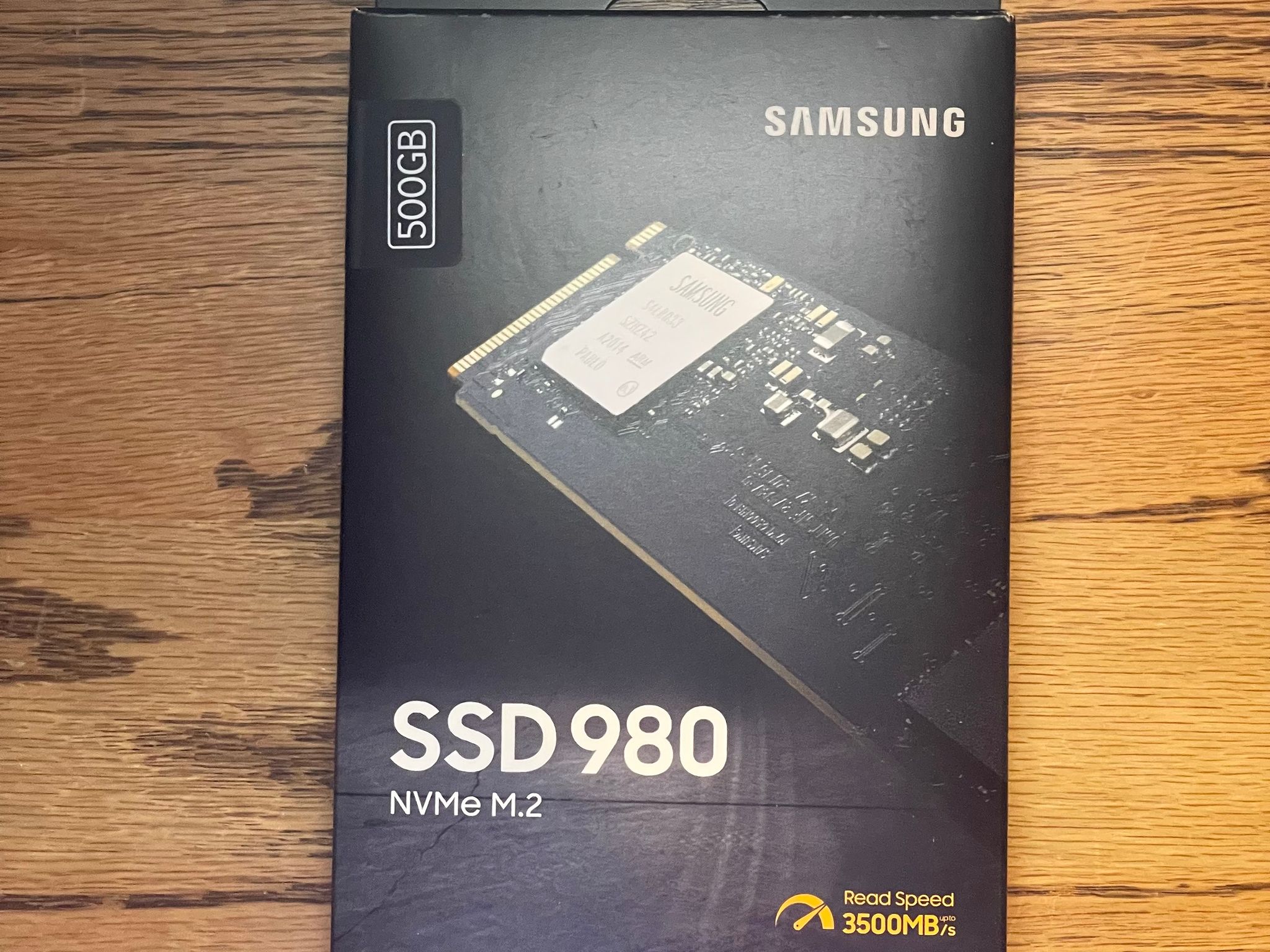 New, Samsung 980 500GB NVMe M.2 SSD