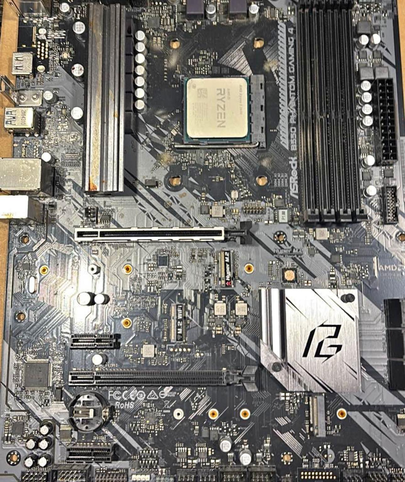 ASRock B550 Phantom Mobo + Ryzen 5 3600 Combo