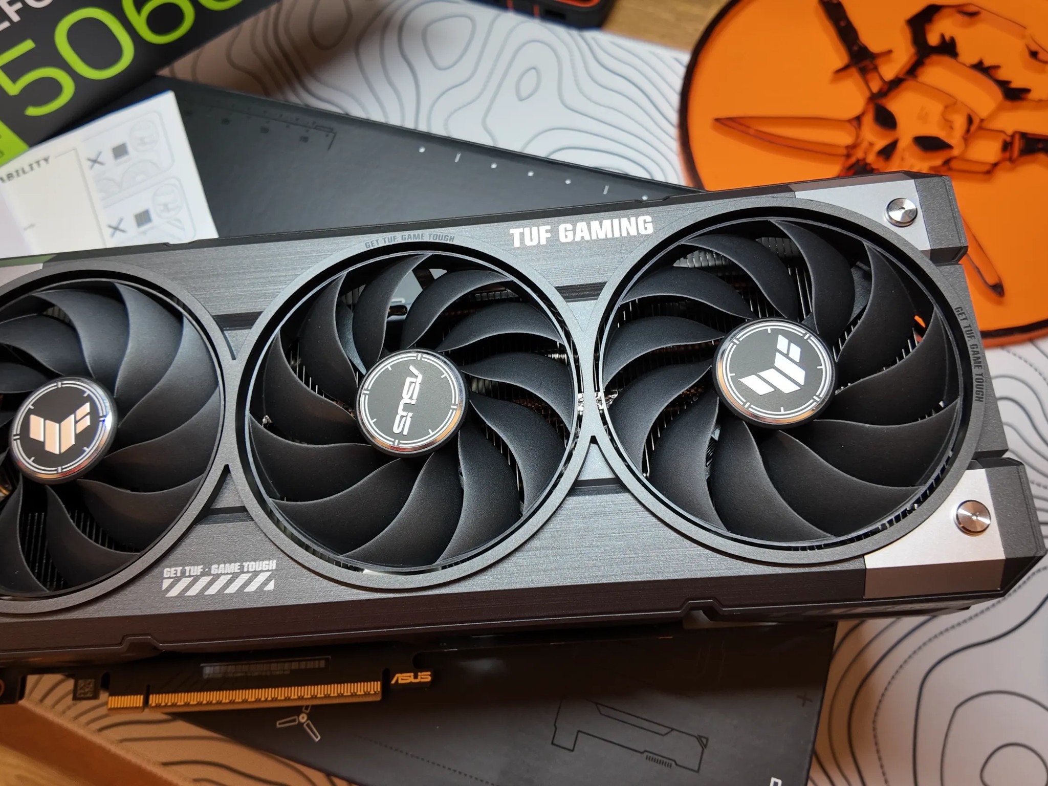 ASUS NVIDIA GeForce RTX 5060 Ti TUF Overclocked Triple Fan 16GB GDDR7 PCIe 5.0 Graphics Card