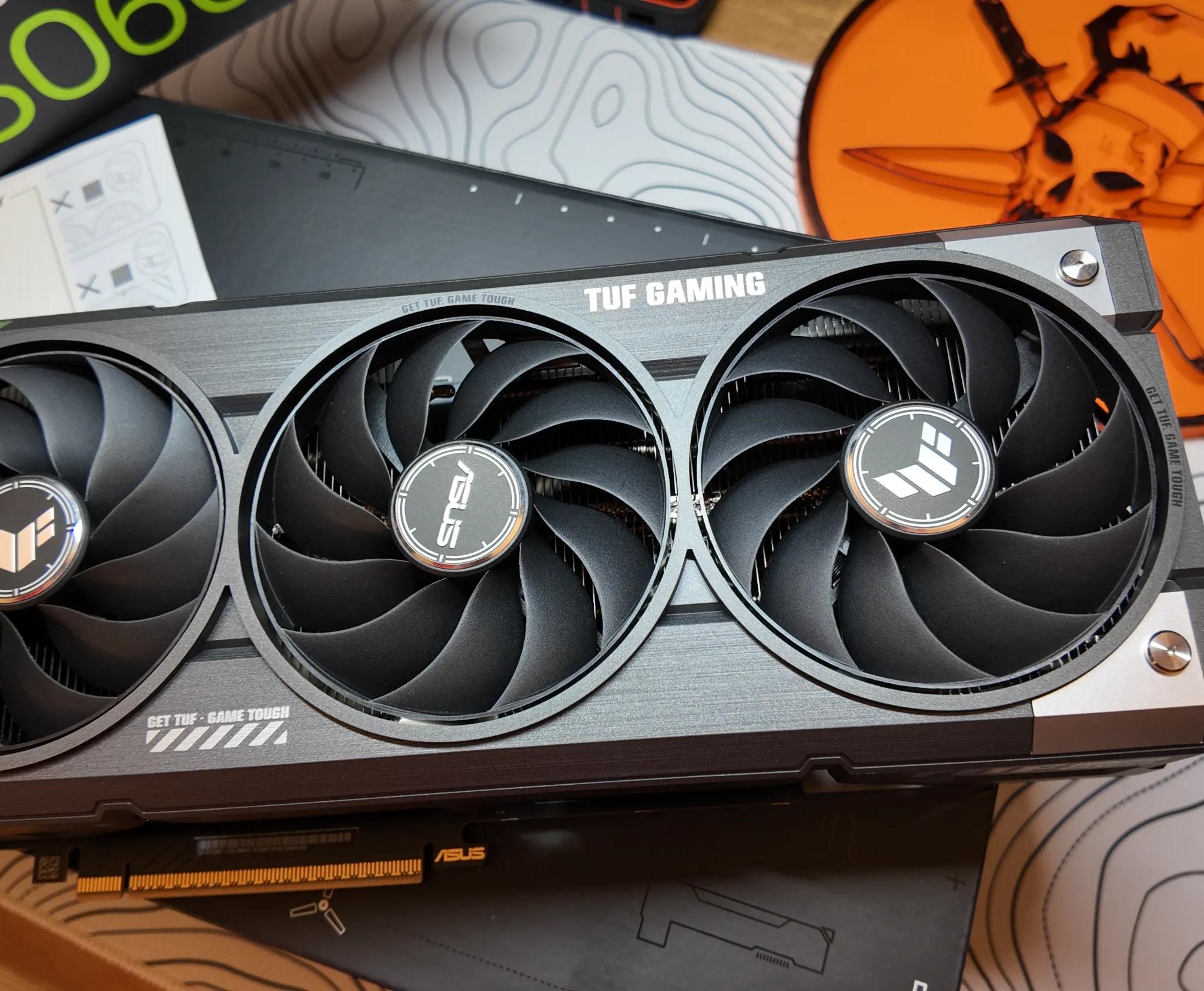 ASUS NVIDIA GeForce RTX 5060 Ti TUF Overclocked Triple Fan 16GB GDDR7 PCIe 5.0 Graphics Card