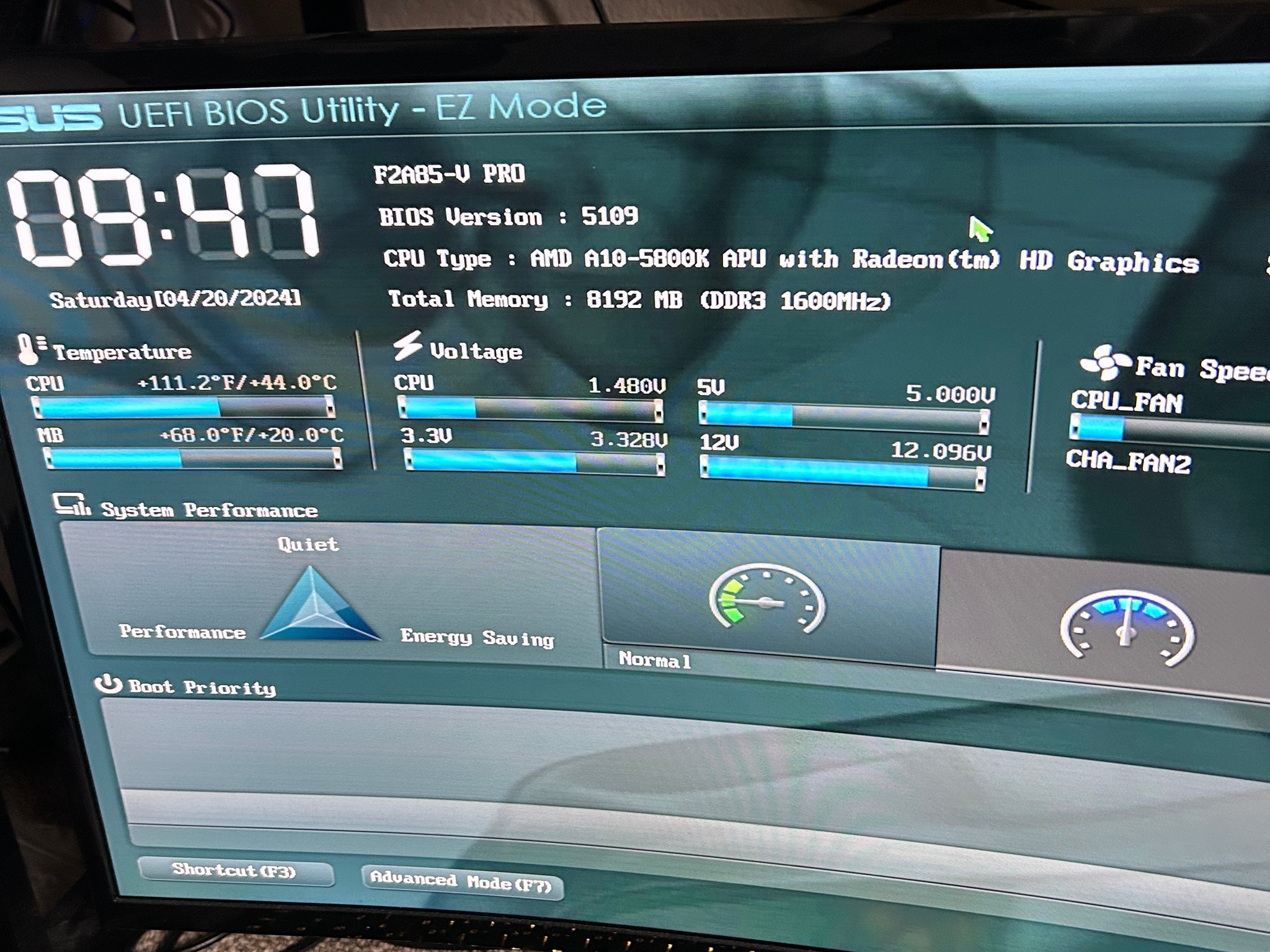 AMD A10-5800 + ASUS F2A85-V PRO + G. SKILL RipJaws X 8 GB (2 x 4GB)