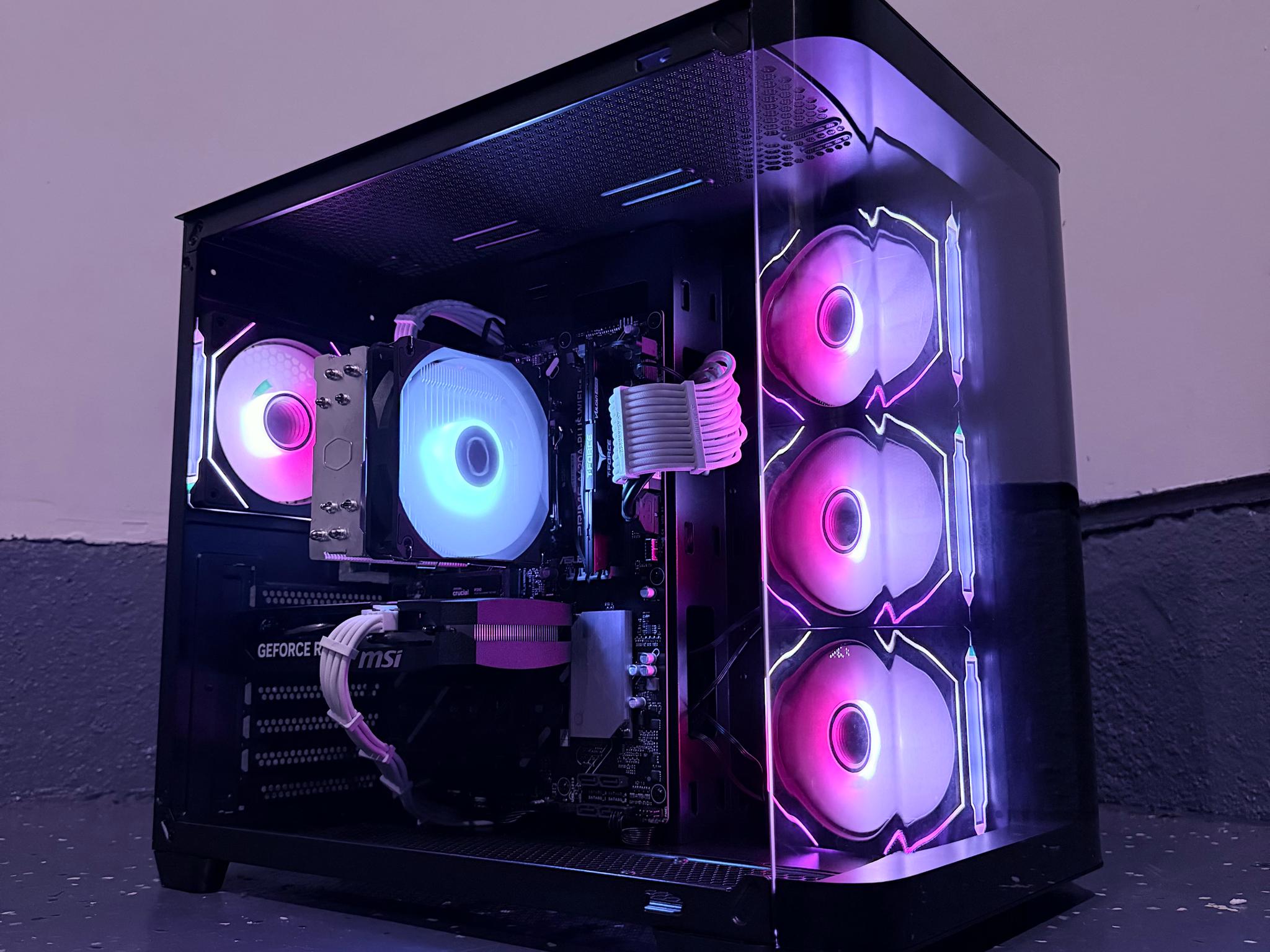 🟣"Nebula Rose"🌹| 1440p Gaming | RTX 5060 | Ryzen 5 8400F | 16GB DDR5 | 1TB NVMe