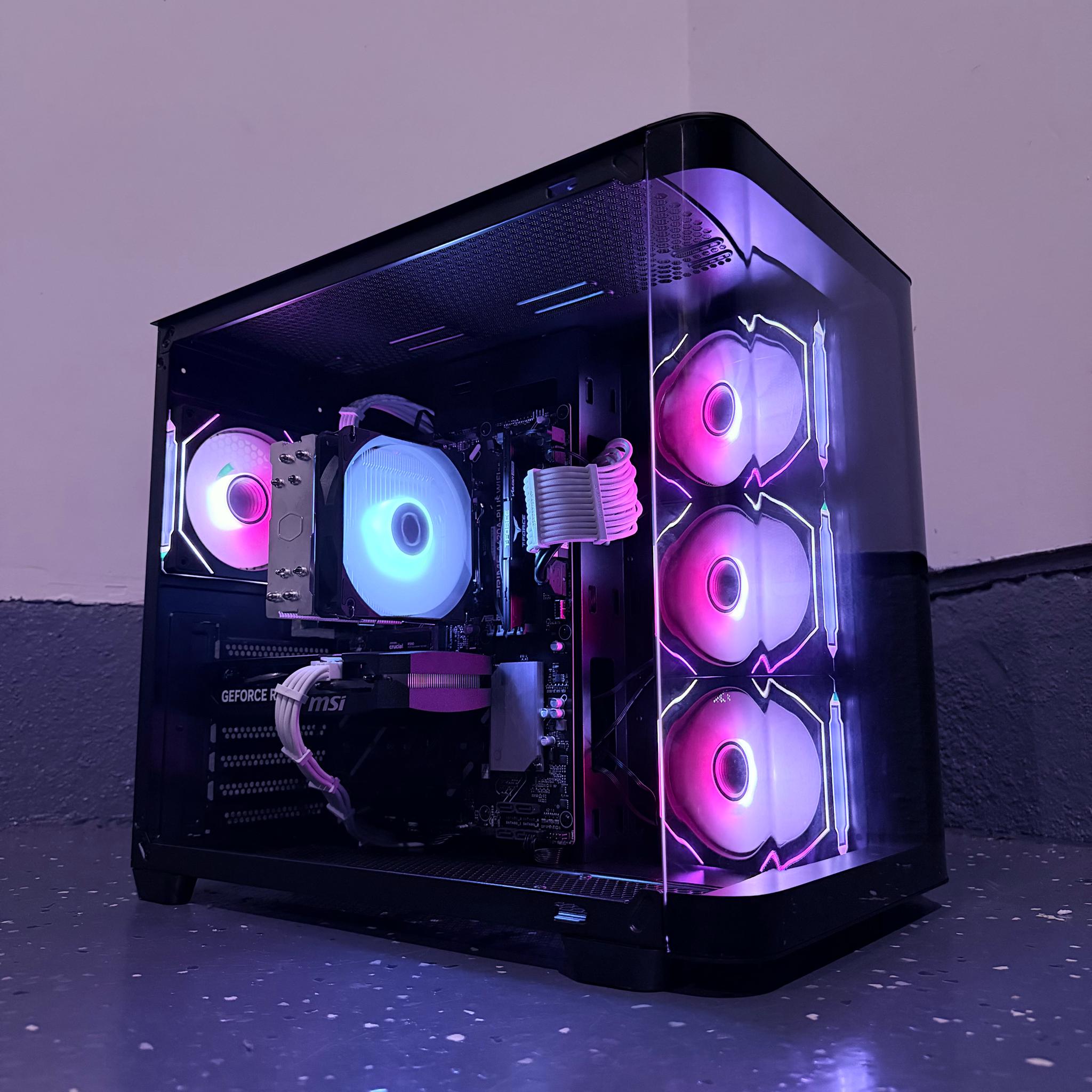 🟣"Nebula Rose"🌹| 1080p Gaming | RTX 5060 | Ryzen 5 8400F | 16GB DDR5 | 1TB NVMe