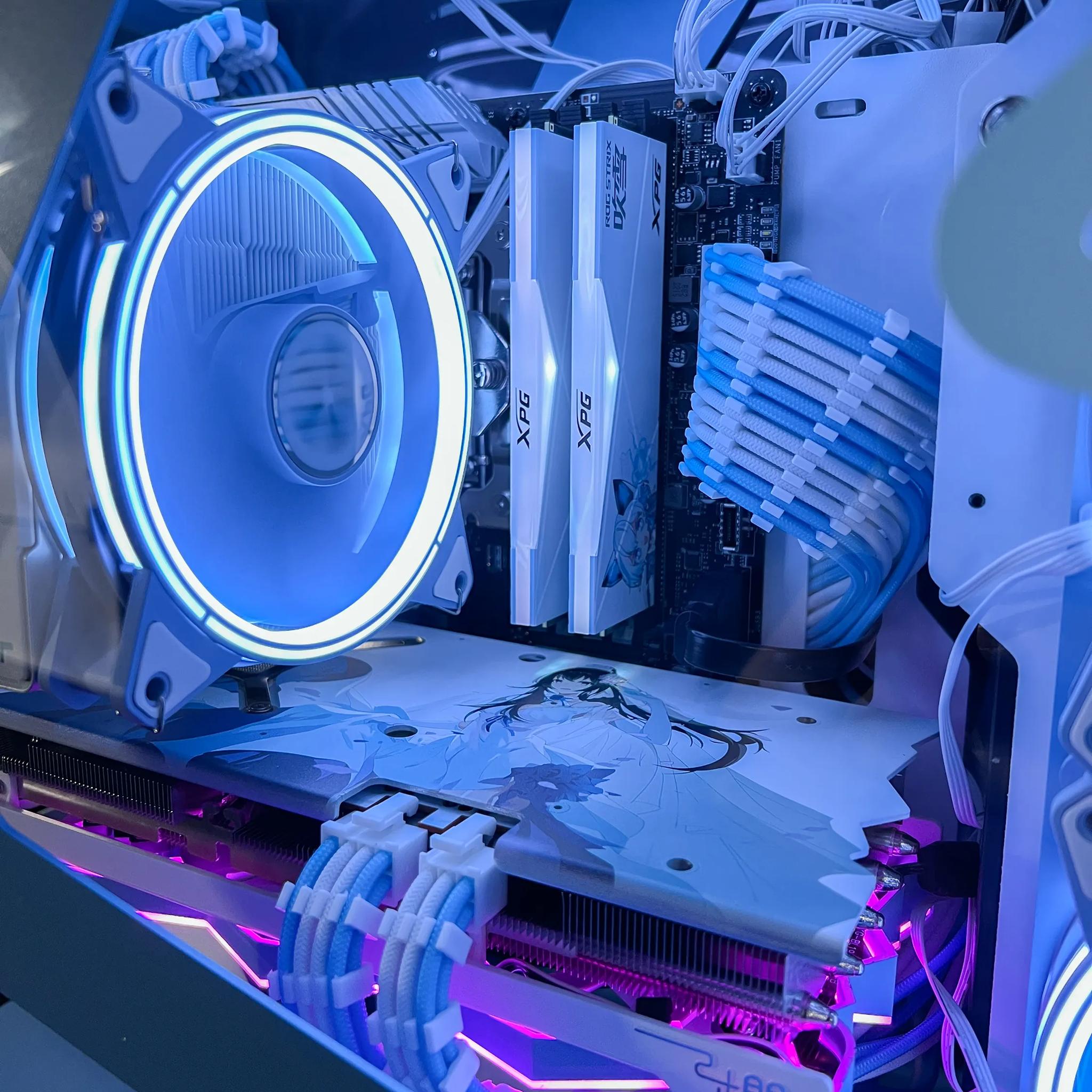 YESTON Anime Waifu PC Build | Radeon RX 6700XT | i5-12400
