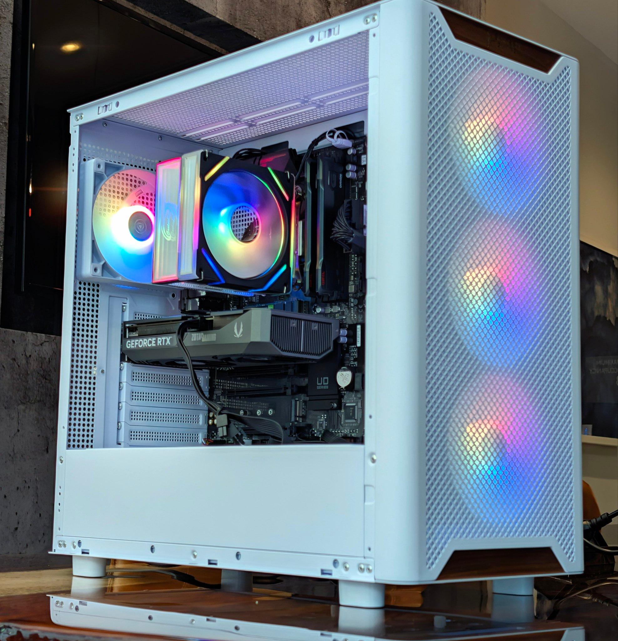 GeForce RTX 5060 Ti 8GB Custom Gaming PC - Ryzen 7 5700, 16GB RAM, 1TB NVMe SSD