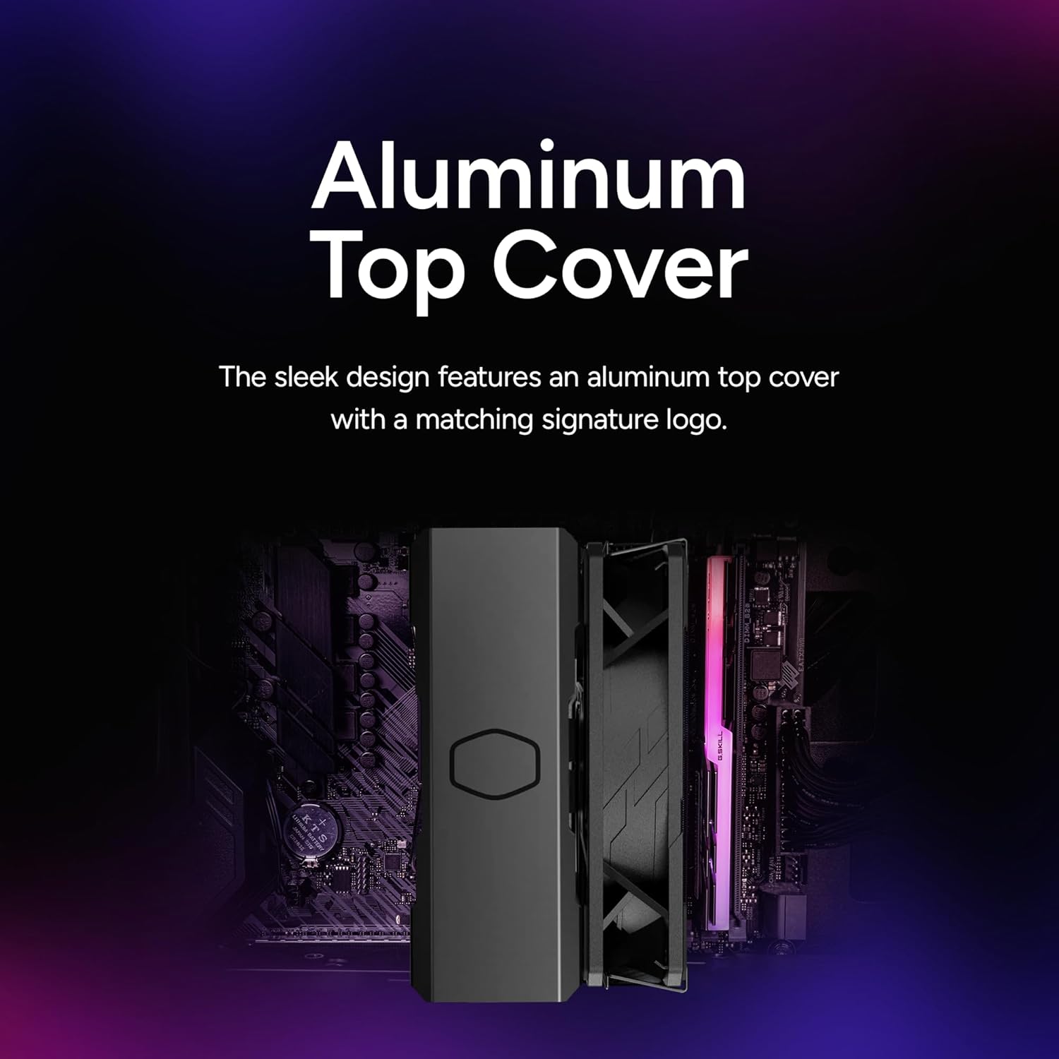 Cooler Master Hyper 212 Black CPU Air Cooler – 120mm High Performance PWM Fan