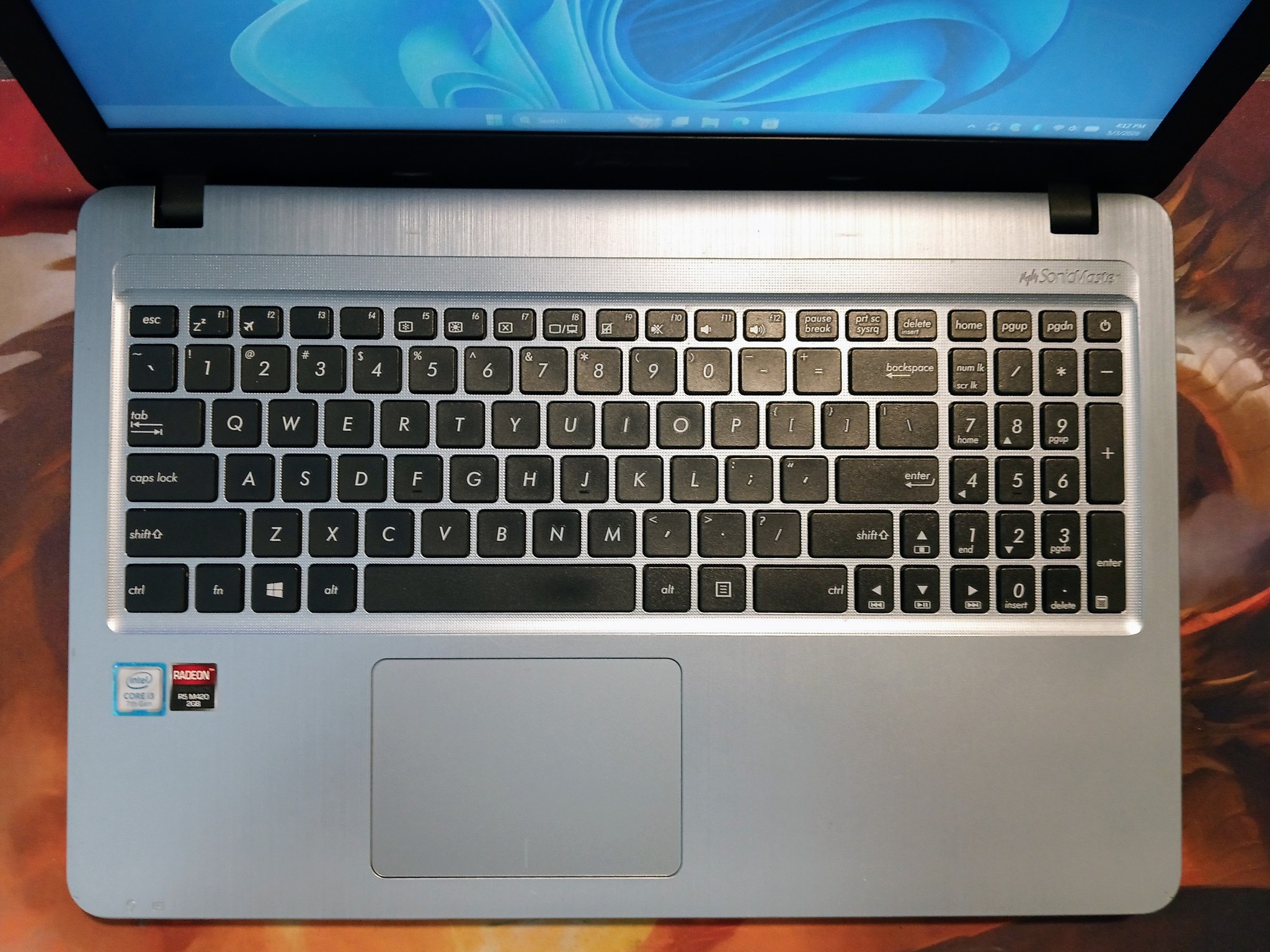 Asus A540UP LAPTOP INTEL i3-7100U 8GB DDR4 RAM 240GB SSD WIFI R5 M230 2GB GPU WINDOWS 11