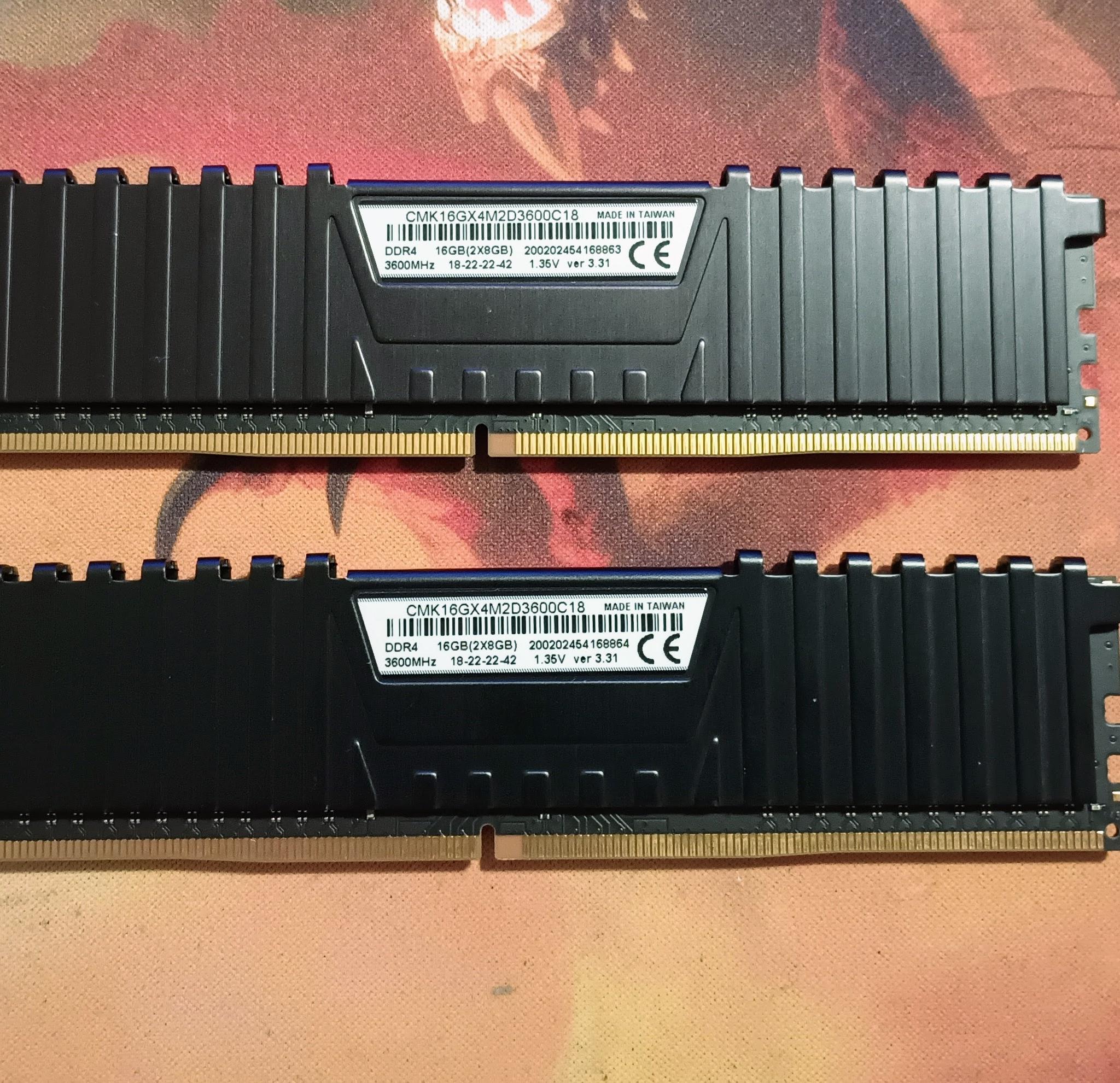 Corsair Vengeance LPX 16GB (2x8GB) DDR4 3600 MHz cl18 CMK16GX4M2D3600C18