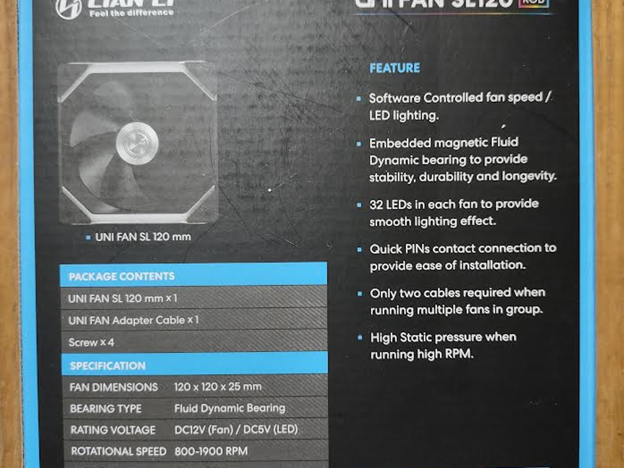 Lian Li UNI Fan SL120 Black