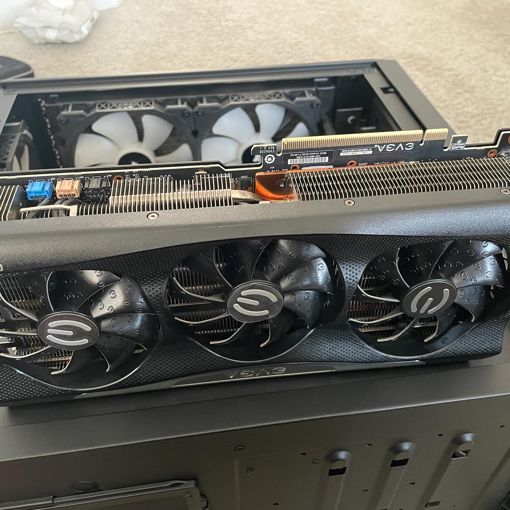 GeForce RTX 3080 10 GB GDDR6X FTW3 Ultra - Fully functioning, black, never used for mining, ARGB LED