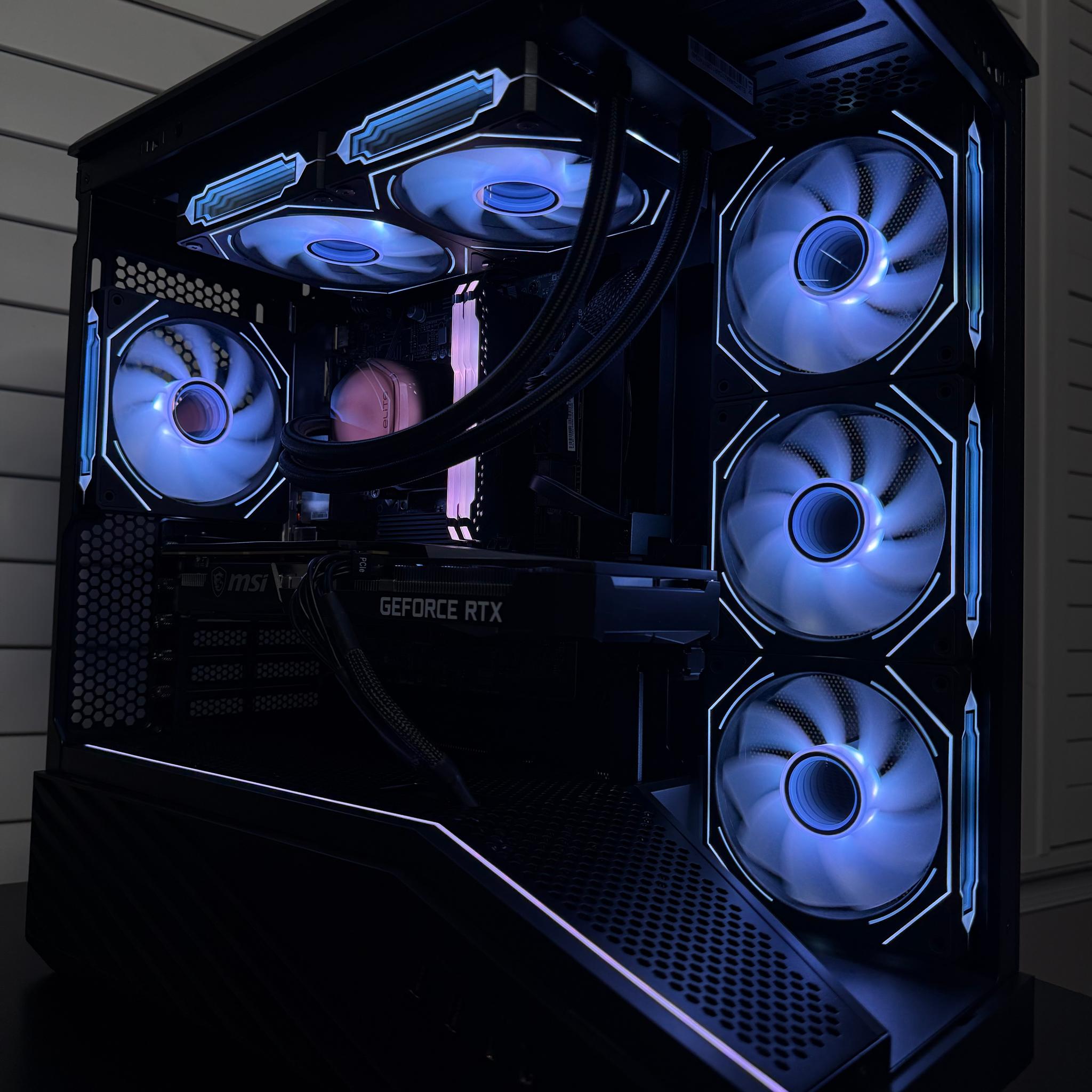 🏔️“GLACIER” | RTX 3060 12GB + i5-10400F | Liquid-Cooled 1440p Gaming PC