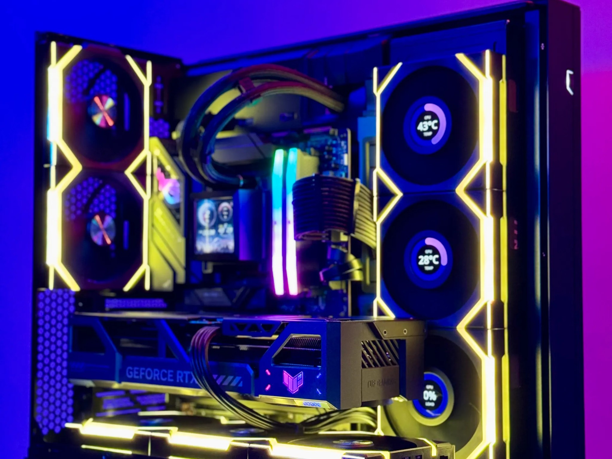 ObsidianX Gaming PC 💎 NVIDIA RTX 5080 OC, 9800X3D, 64GB RAM, 3TB NVMe SSD, ROG Strix B850 MB