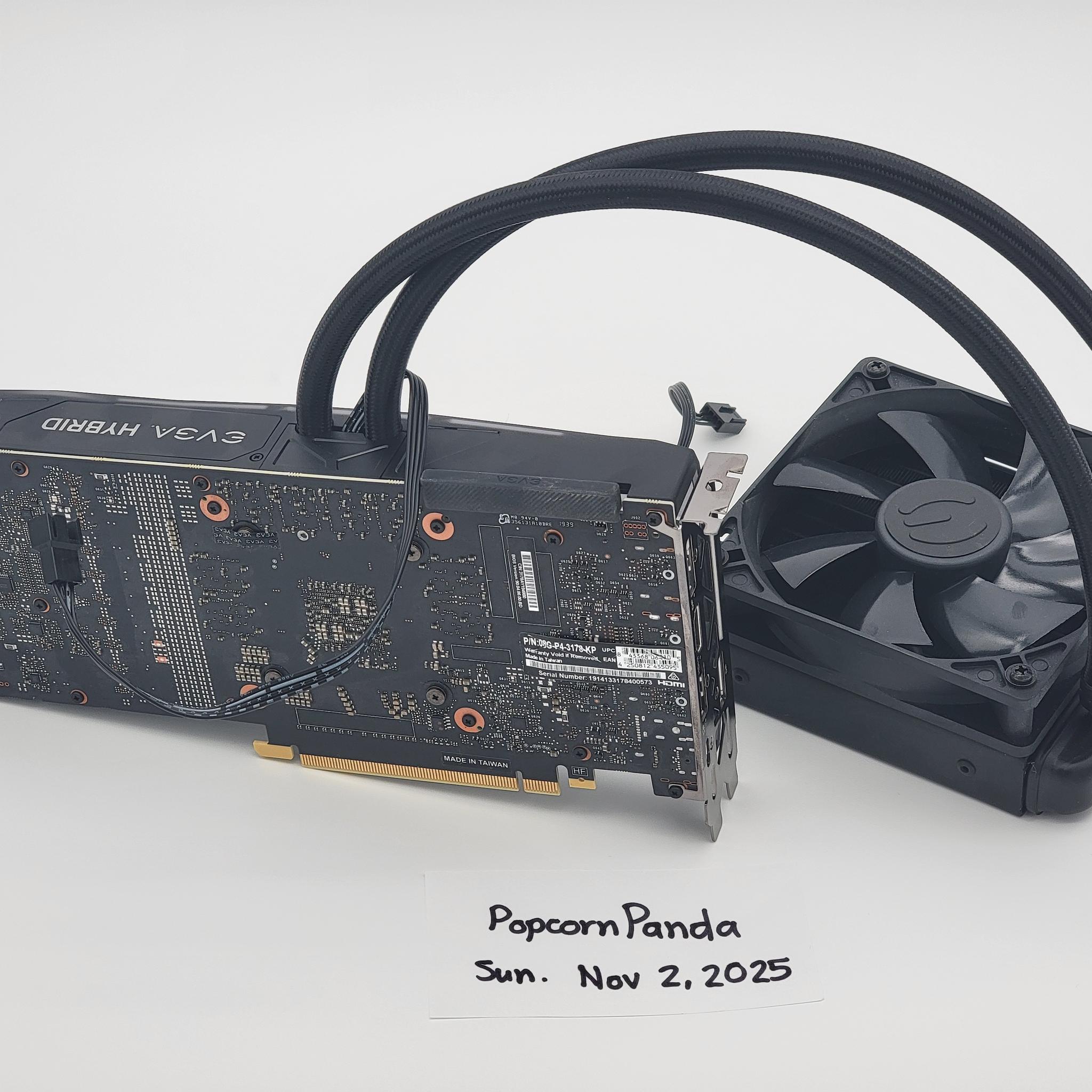 Used EVGA RTX 2070 Super XC Hybrid Water Cooled Graphics Card
