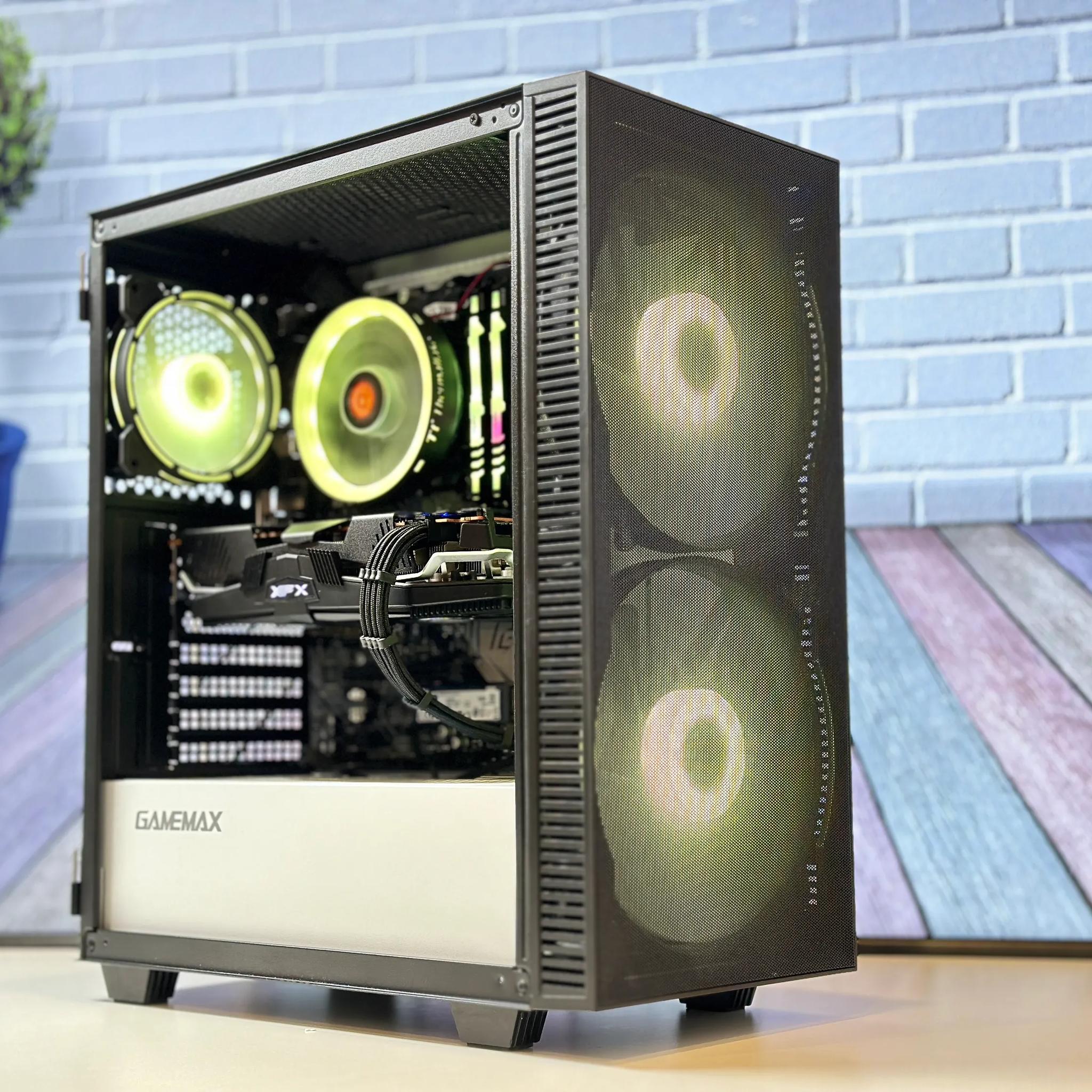 🪀Gaming PC🪀 AMD RX 5600XT 🪀Ryzen 5 4500 6-Core 🪀16GB DDR4 RAM🪀500GB NVME SSD