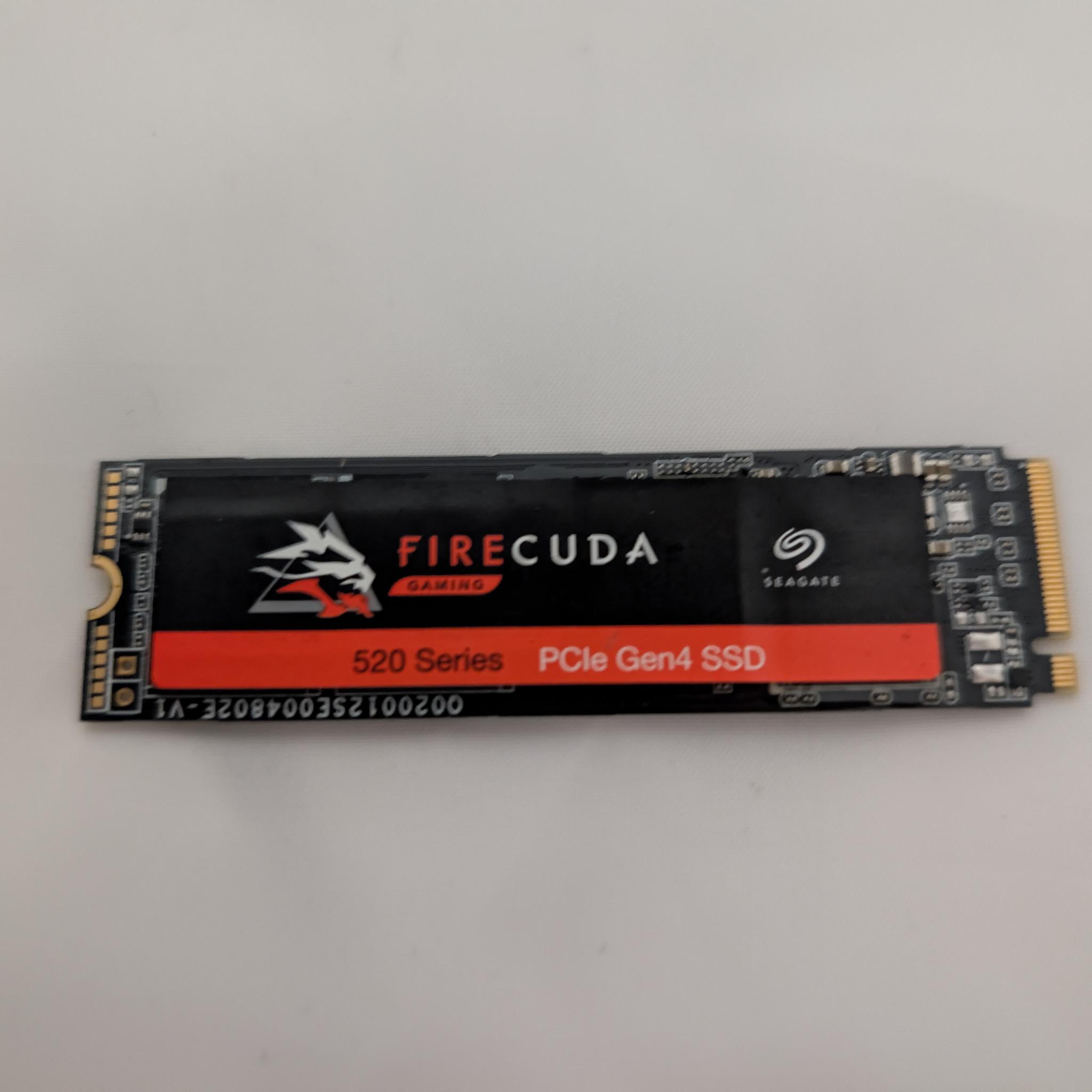 Seagate FireCuda 520 2TB M.2 2280 PCIE Gen4 x4 NVMe Gaming SSD Solid State Drive