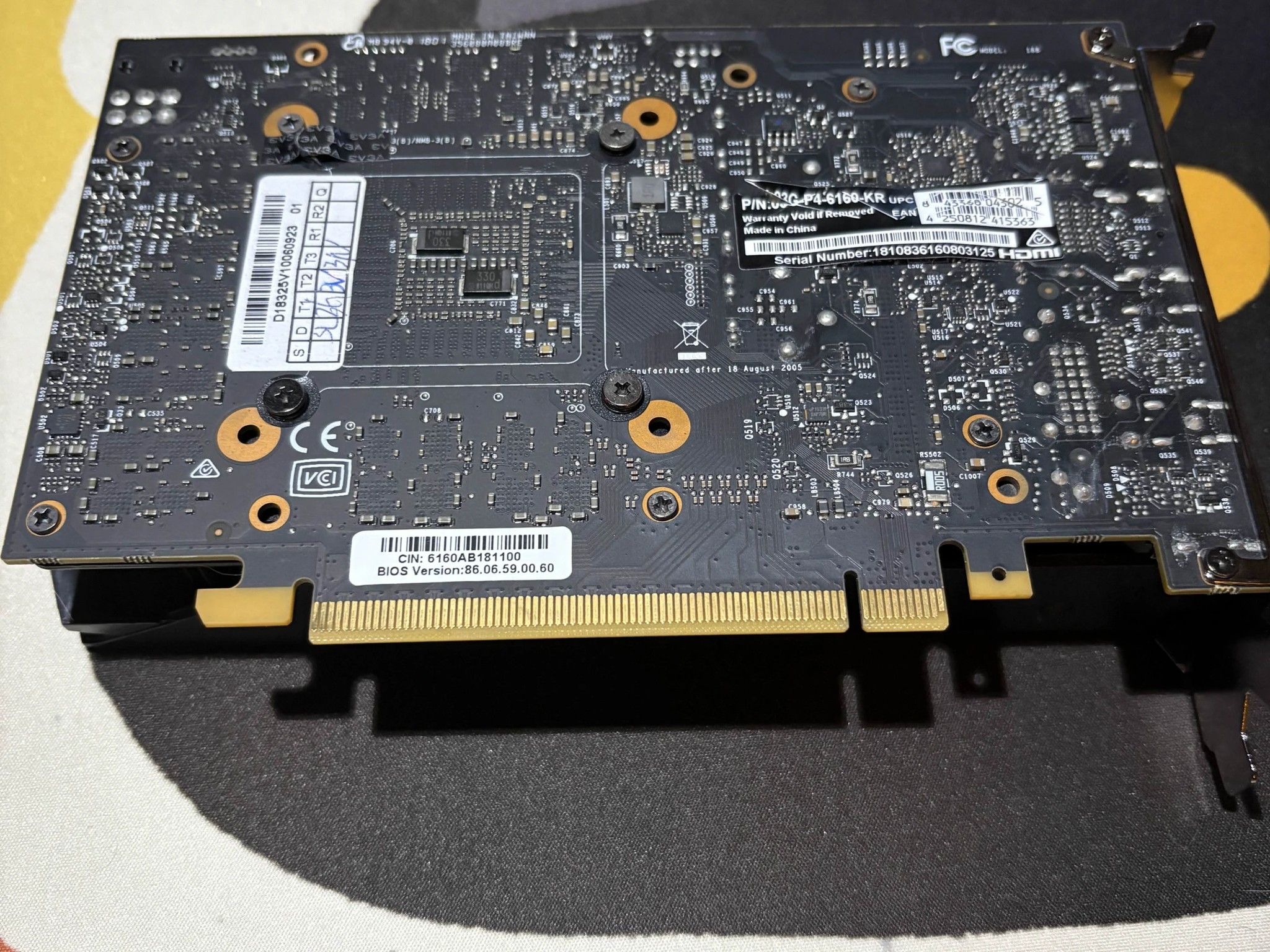 EVGA GeForce GTX 1060 Graphics Card
