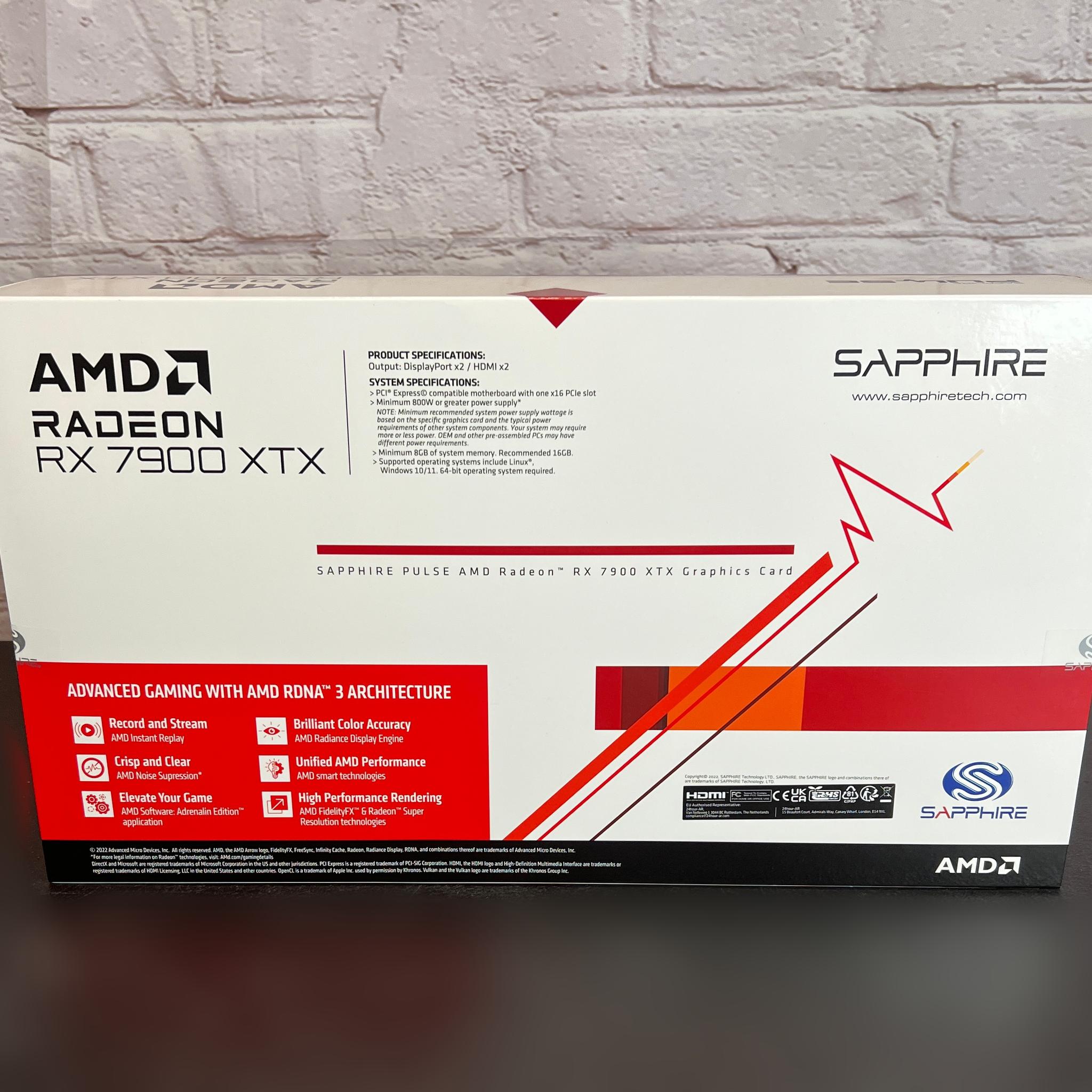 Sapphire Pulse RX 7900 XTX OC 24GB New