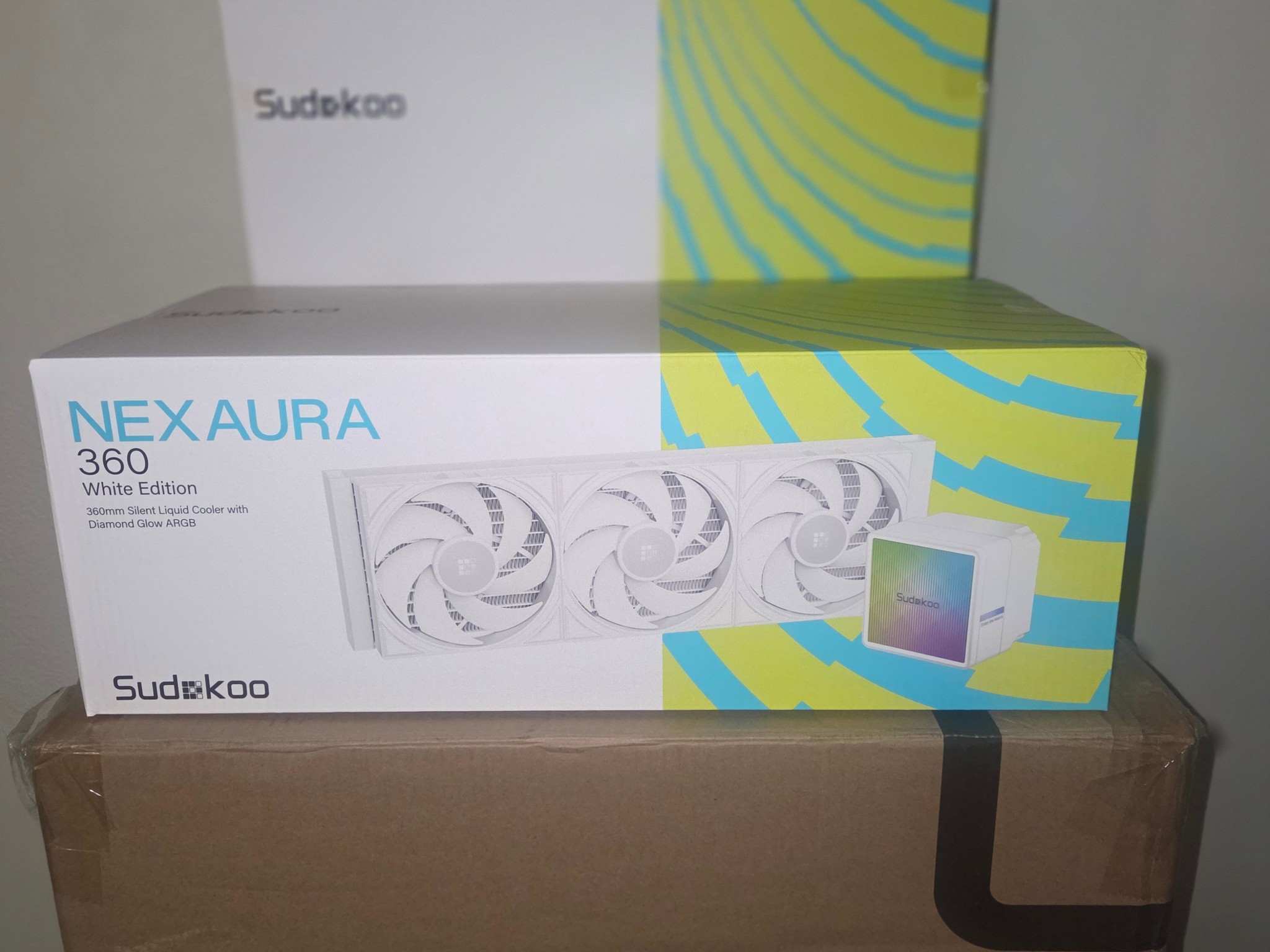 AIO CPU COOLER Sudokoo NEXAURA 360 White Infinity Mirrors Plus Edition--3-year warranty