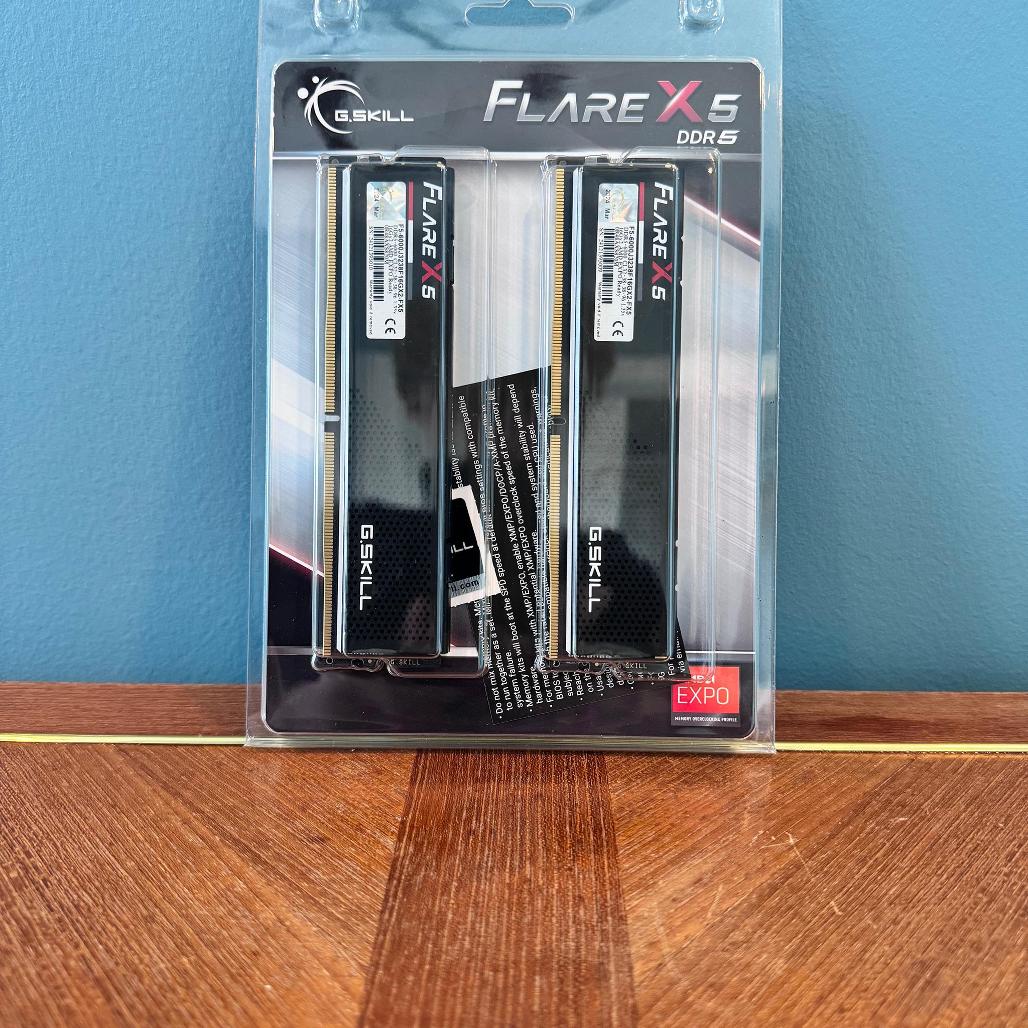 BRAND NEW G.Skill Flare X5 Series 32GB (2 x 16GB) DDR5-6000 CL32 Dual Channel RAM