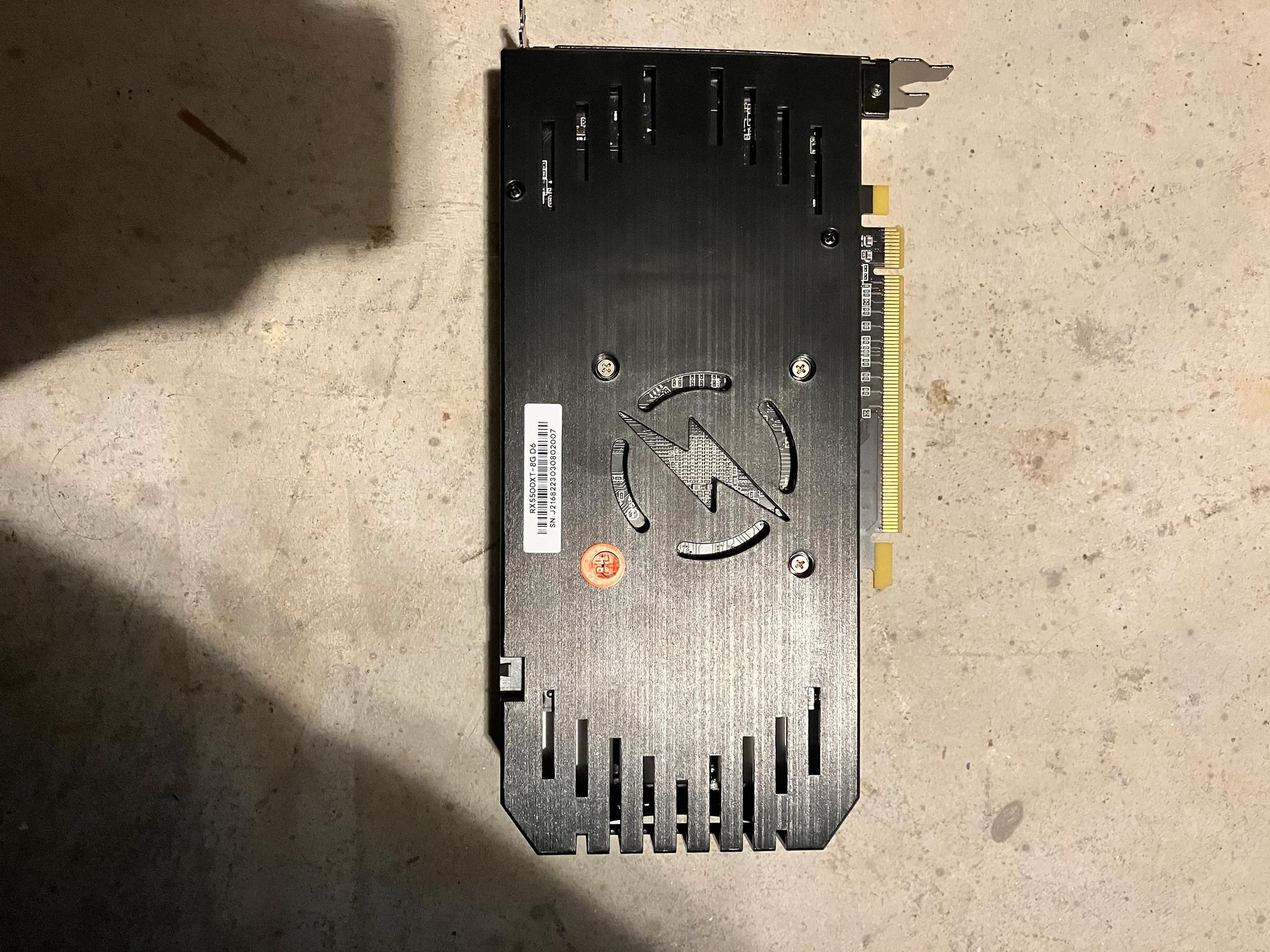 51Risk RX 5500 XT 8gb Graphics Card Used:Like New