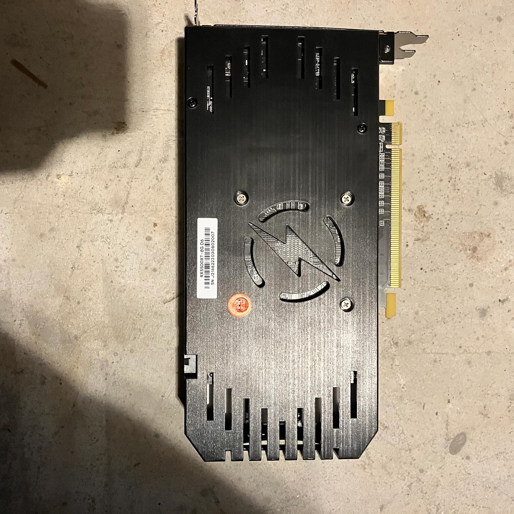 51Risk RX 5500 XT 8gb Graphics Card Used:Like New