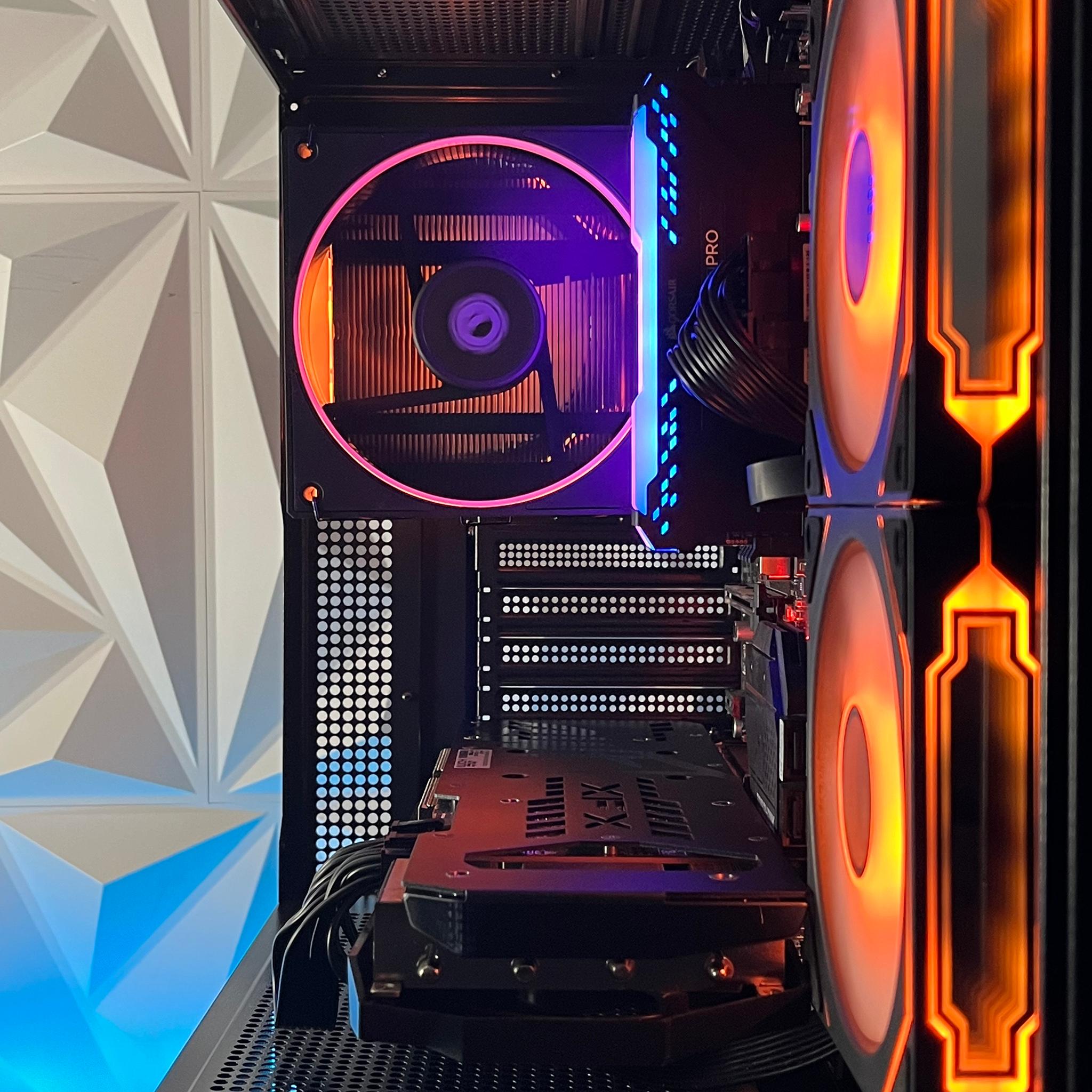 RX 6700 10GB, Ryzen 7 5800X, 32GB RAM | Black RGB Gaming Computer/PC