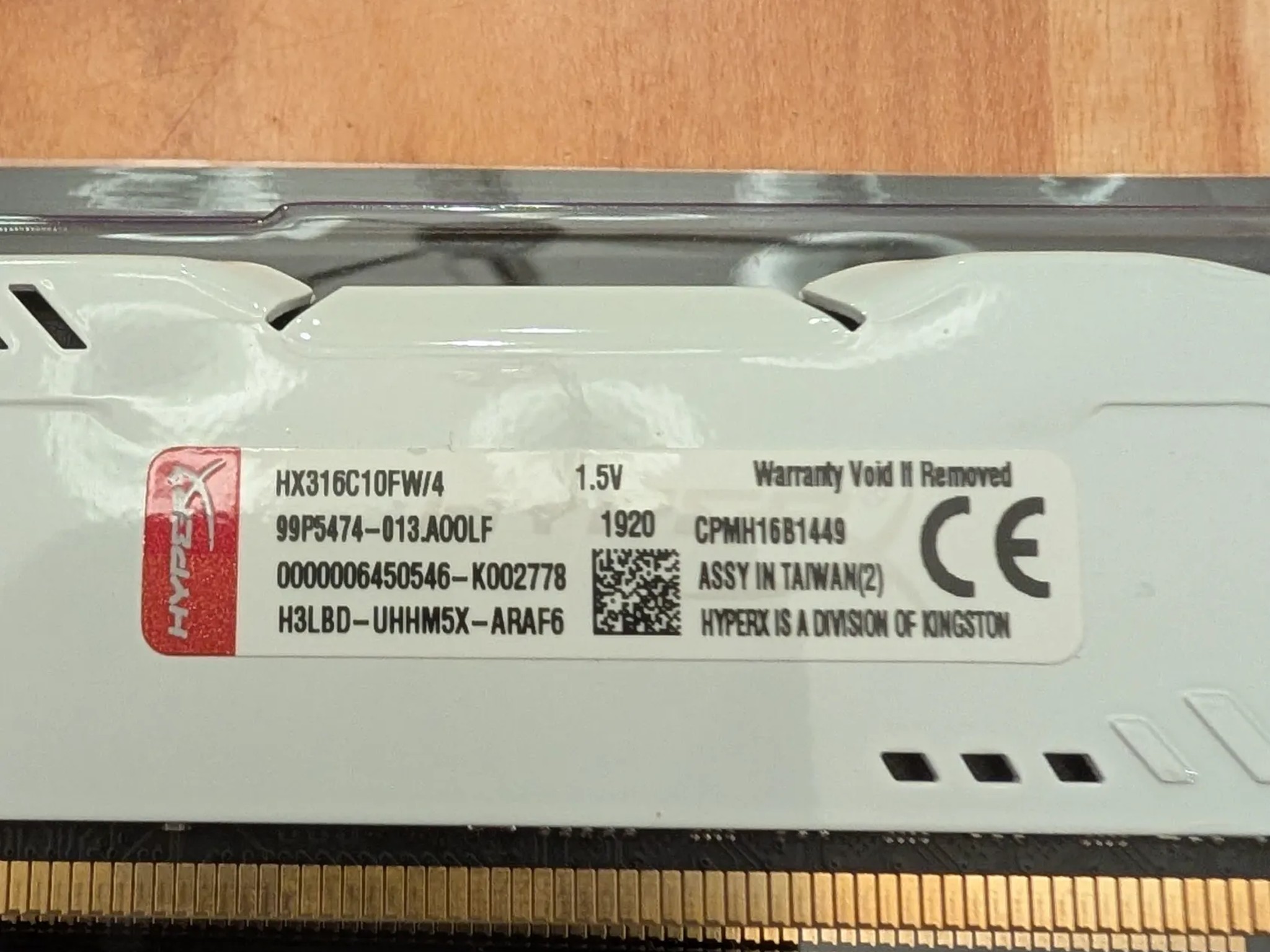 Kingston HyperX Fury 16GB DDR3-1600 CL10 240-pin DRAM/DIMM (4x4GB)
