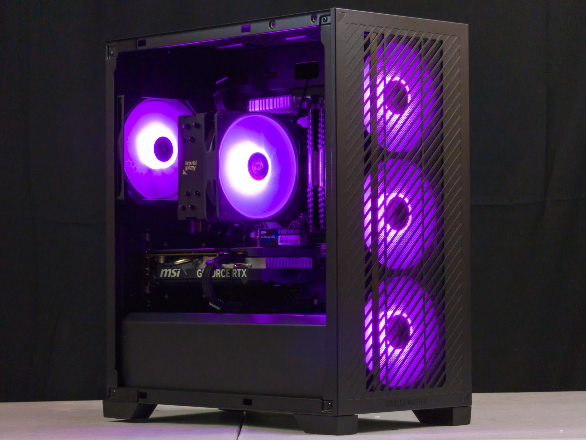 💜🖤 RTX 4060 / Ryzen 5 5500 / 32GB Gaming PC 🖤💜