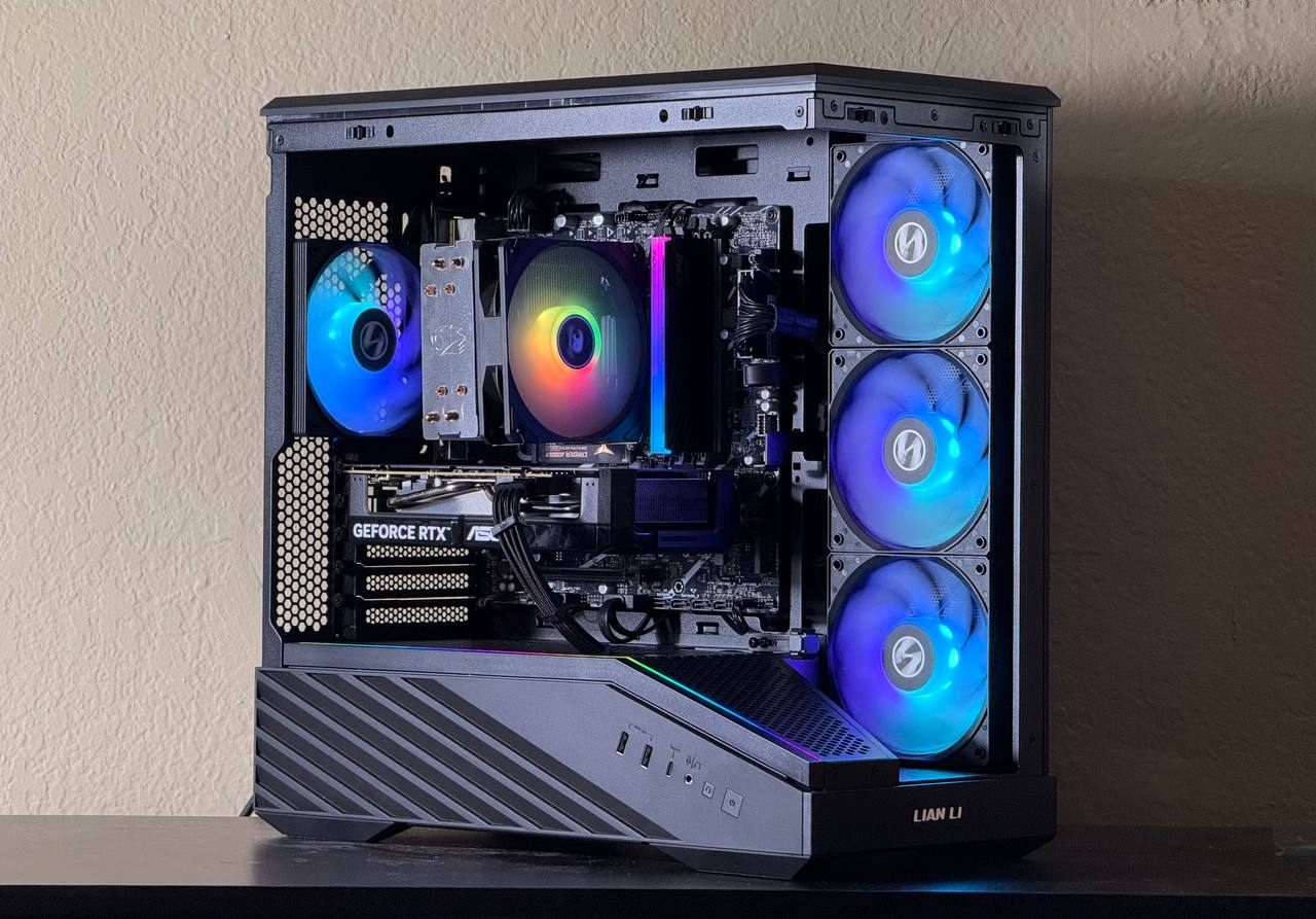 FREE SHIPPING 🖤🌈 Black RGB Gaming PC | RTX 5060 | Intel Core i7-14700F | 1 TB NVME | 16 GB RAM🌈🖤