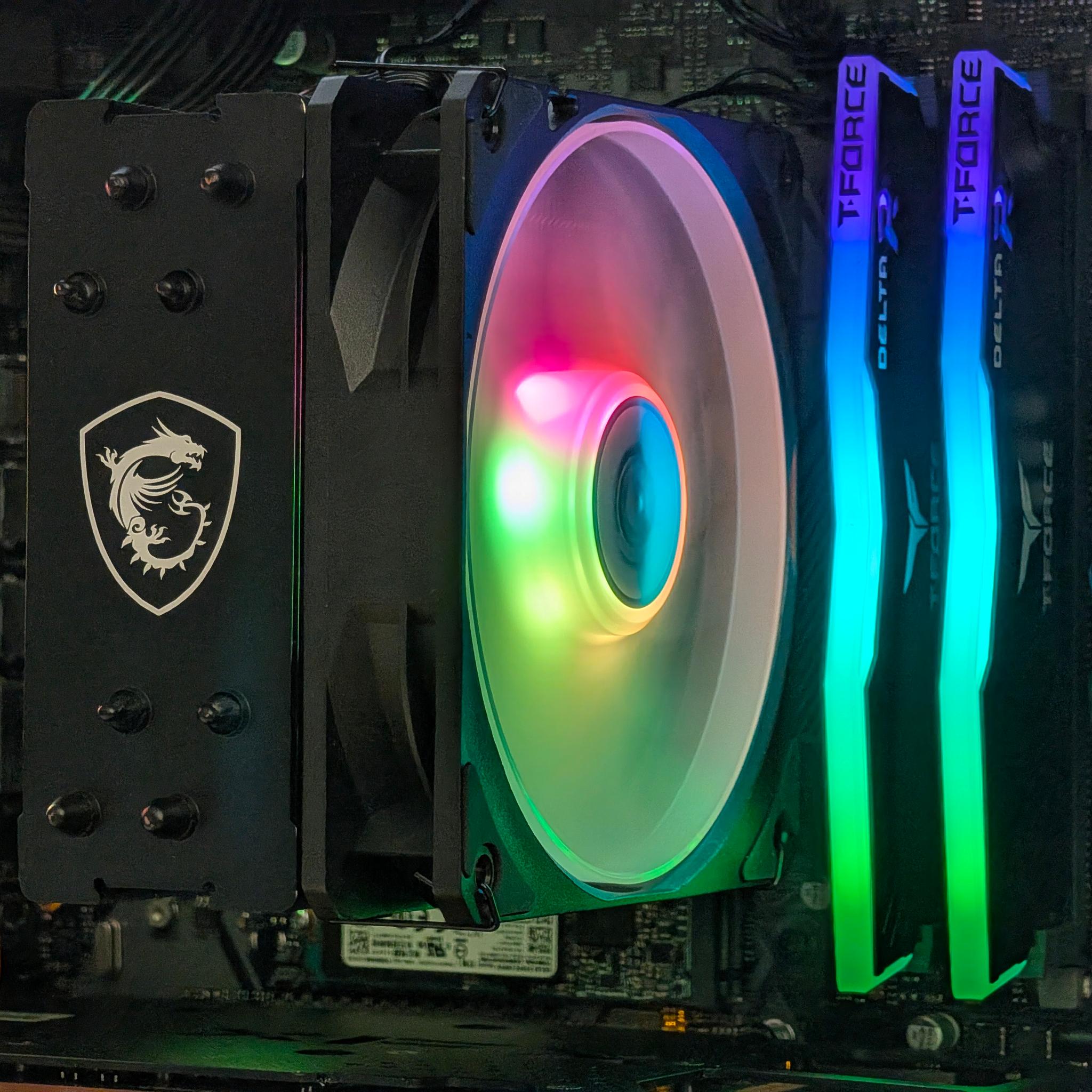 🌈🖤Ryzen 5 3600 | RX 6600 | 16GB DDR4 | 1TB SSD | Gaming PC🖤🌈