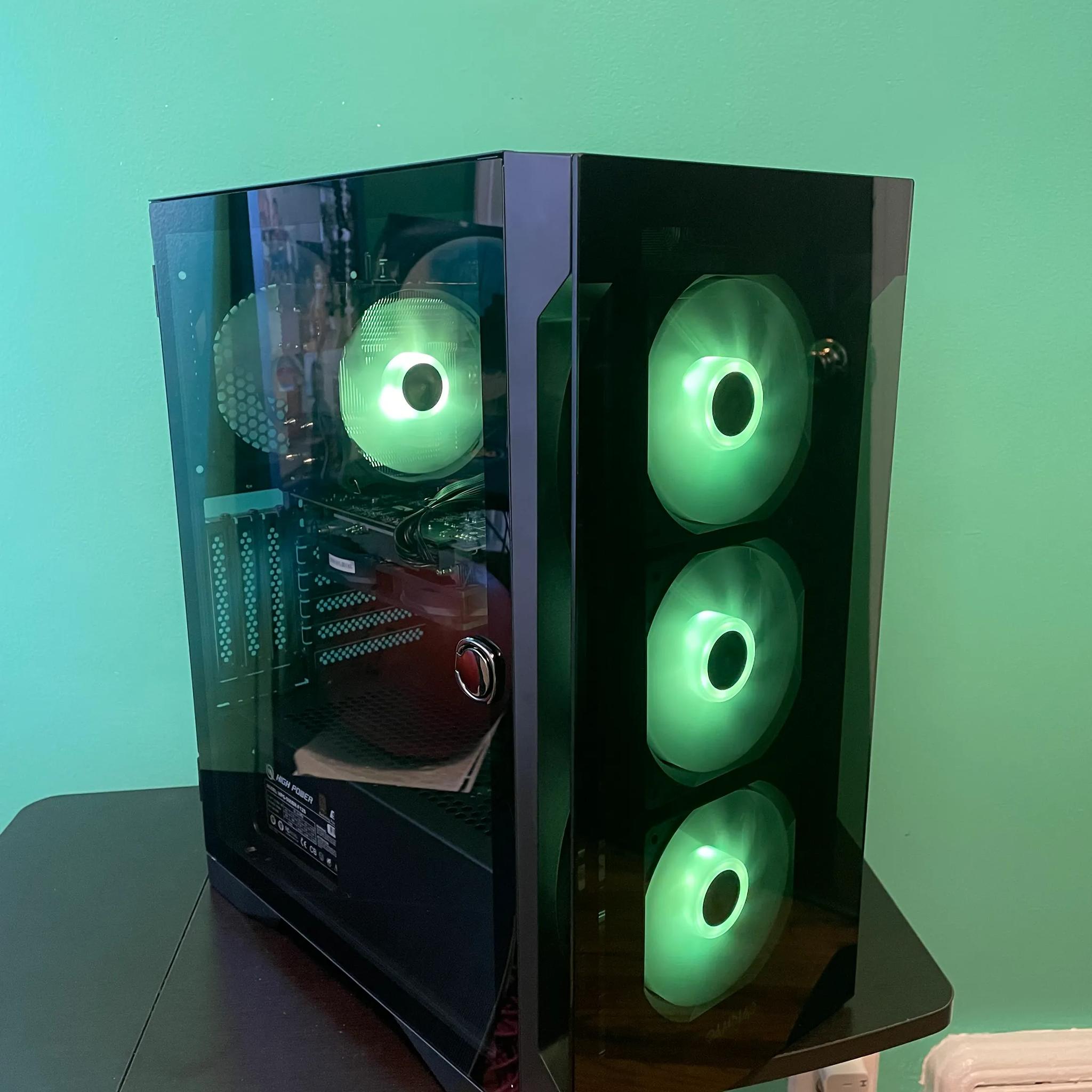 RGB Glass Gaming PC | Intel i5 / Amd RX470 / 8GB / 1.1TB Win 10 Pro WiFi
