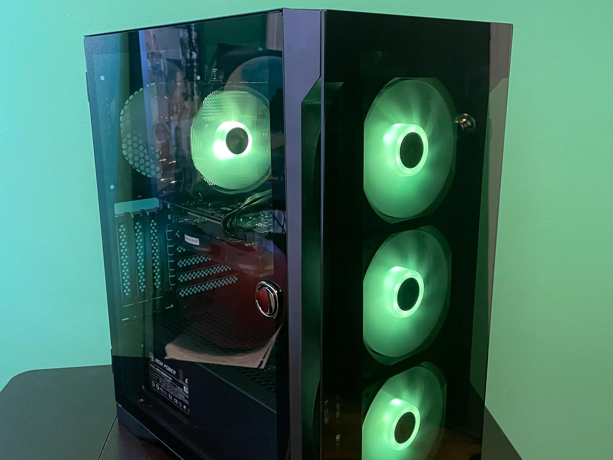 RGB Glass Gaming PC | Intel i5 / Amd RX470 / 8GB / 1.1TB Win 10 Pro WiFi