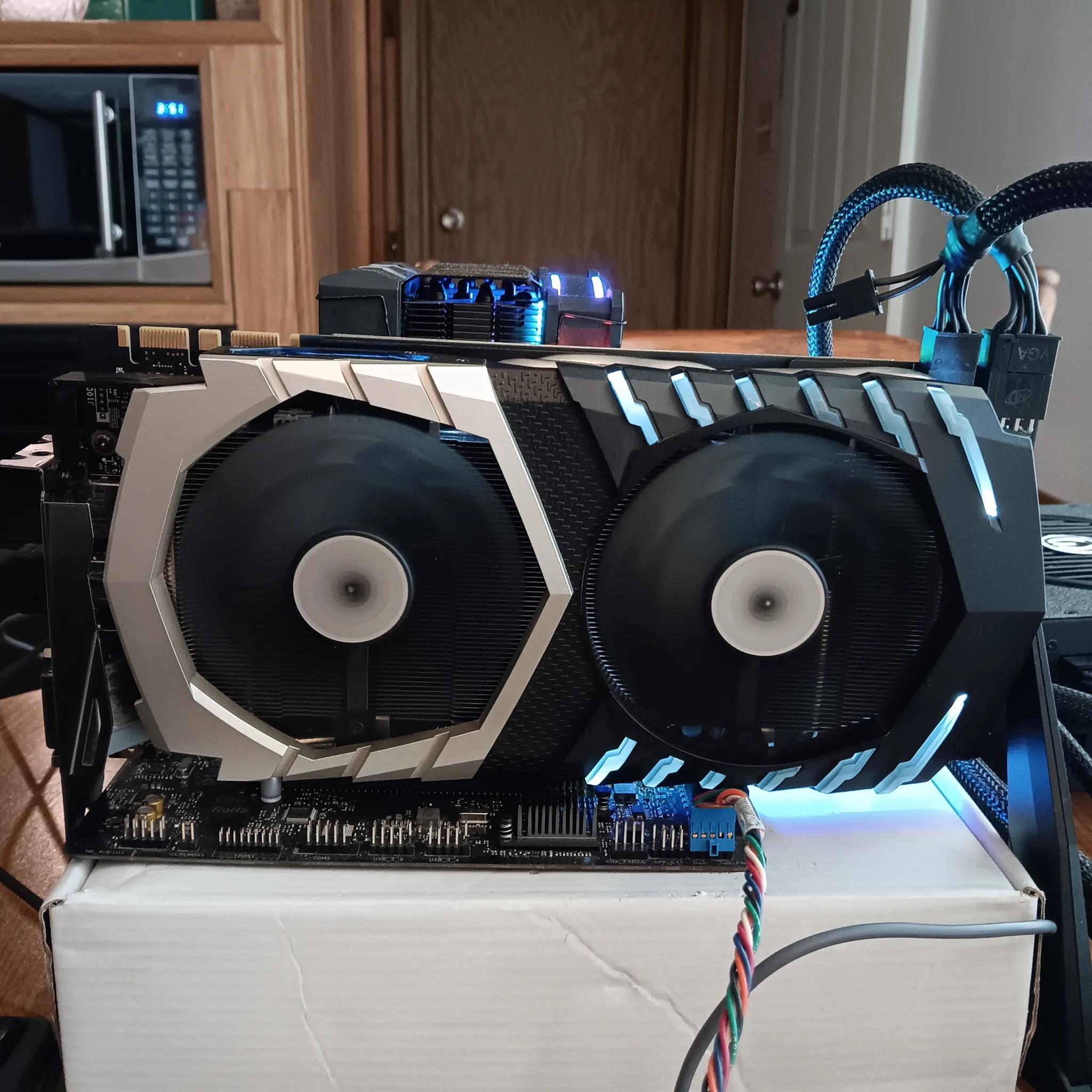 MSI GeForce GTX-1070ti Titanium Edition 8GB DDR5 RAM Like New