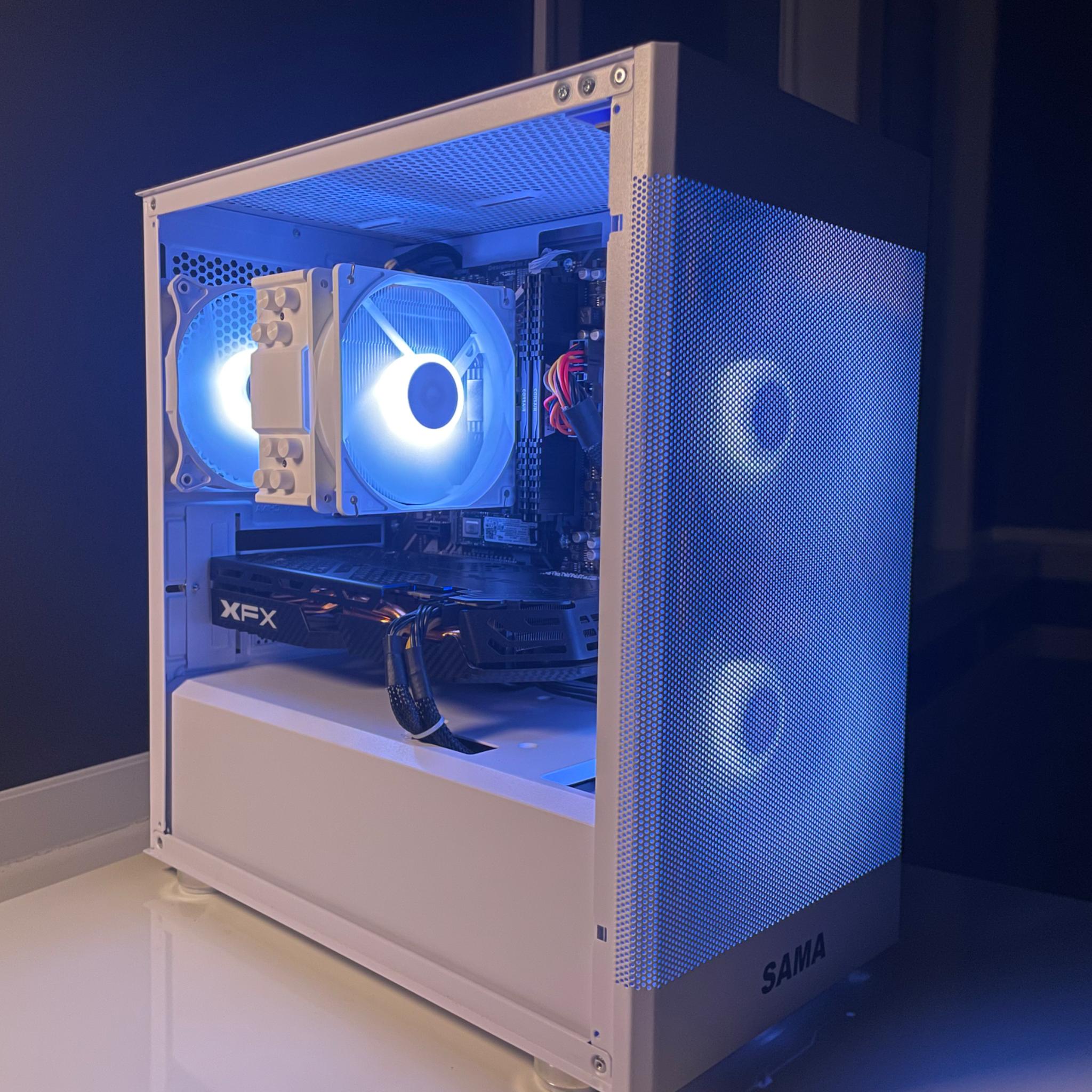 🤍🩵Ryzen 2600|XFX 580|768gb Storage|16GB RAM🩵🤍