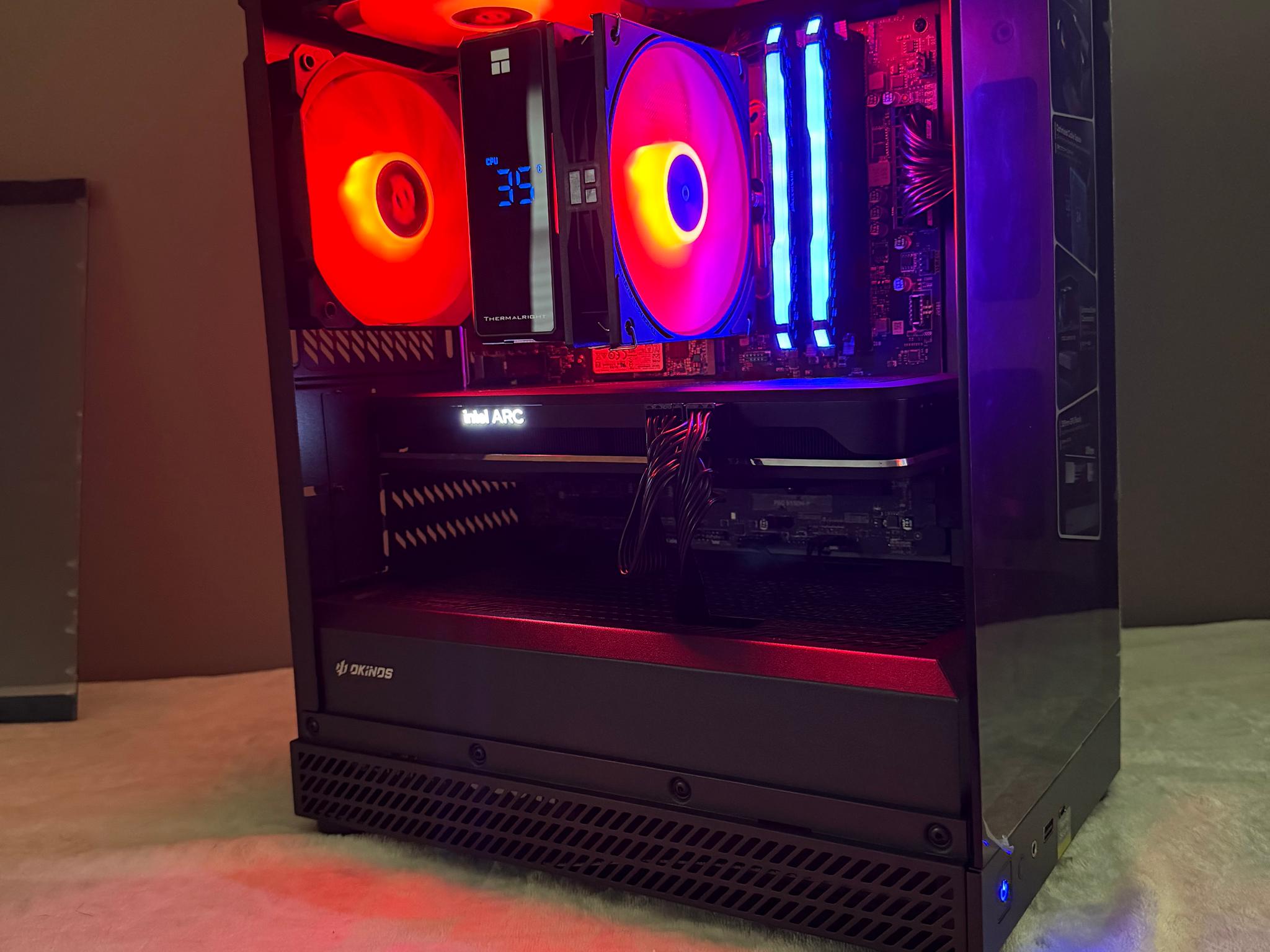 Arc A750 Custom Gaming PC - Ryzen 5 5500, 32GB RAM, 1.25tb storage