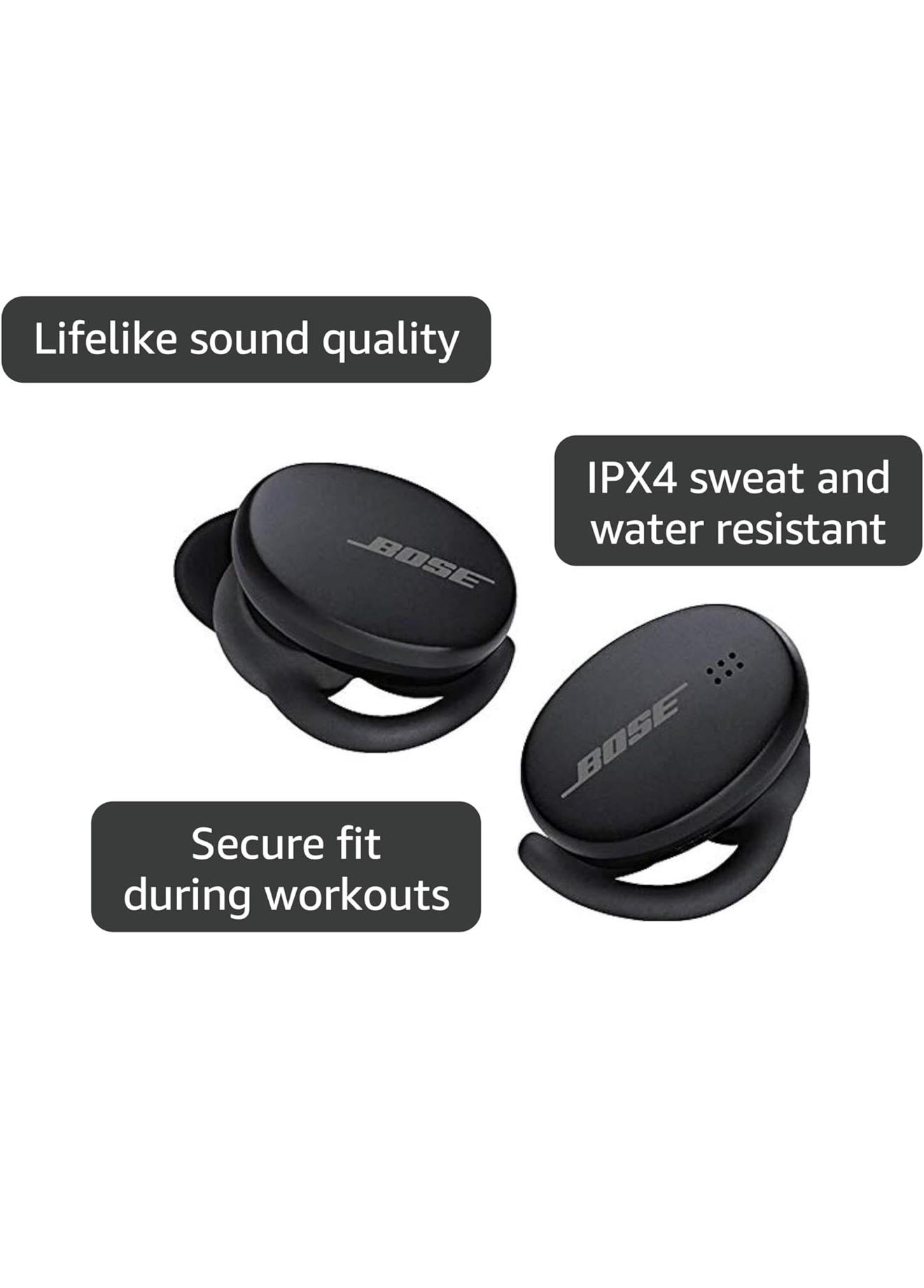 Bose Sport Earbuds – Wireless Bluetooth In-Ear Headphones (Triple Black)