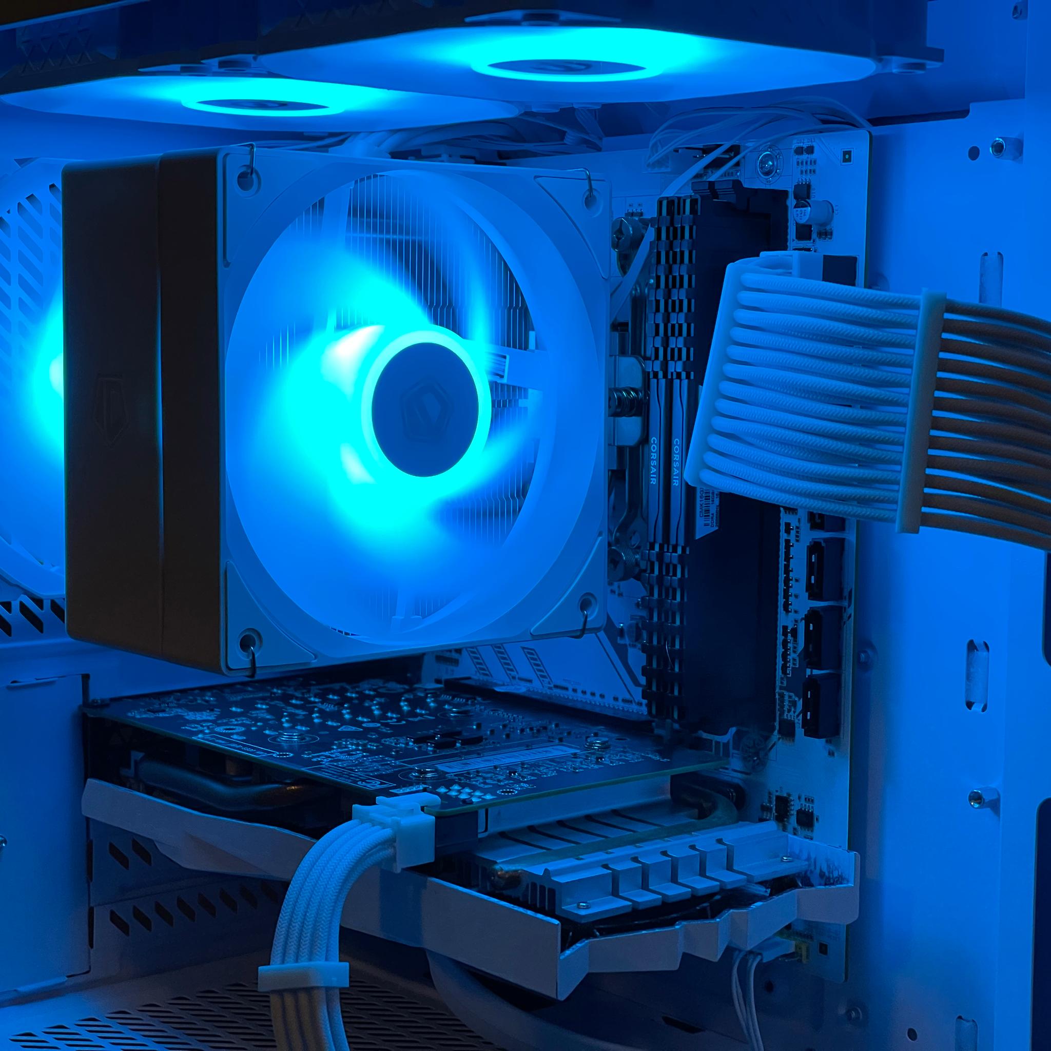 White Gaming PC - GTX 1660, Ryzen 5, 16 GB RAM