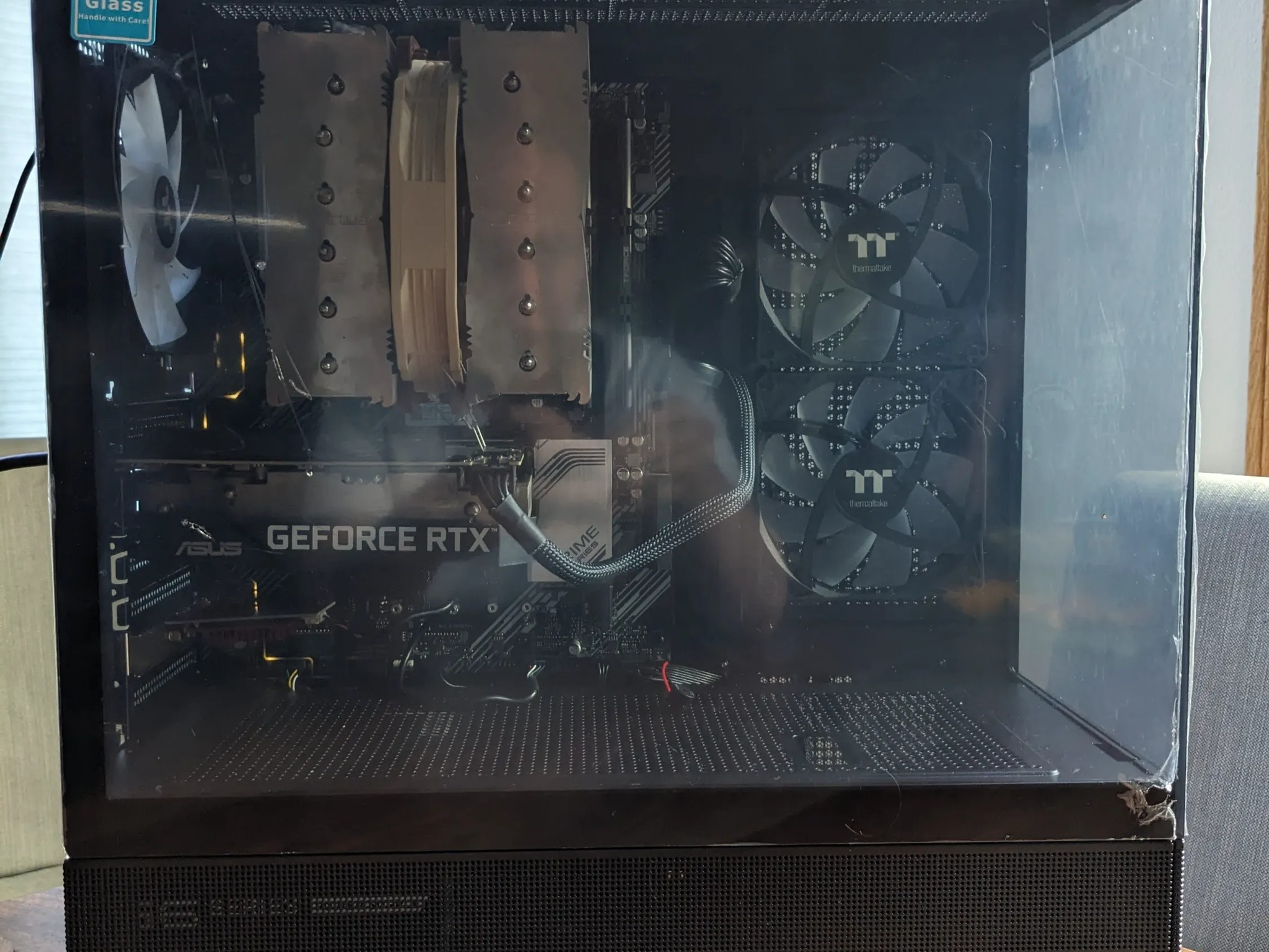 Ryzen 5950X, RTX3060-12GB, 1TB PCIe4x4, 16GB RAM, Noctua NH-D15 Cooler, B550 MB, View 270, Win11 Pro
